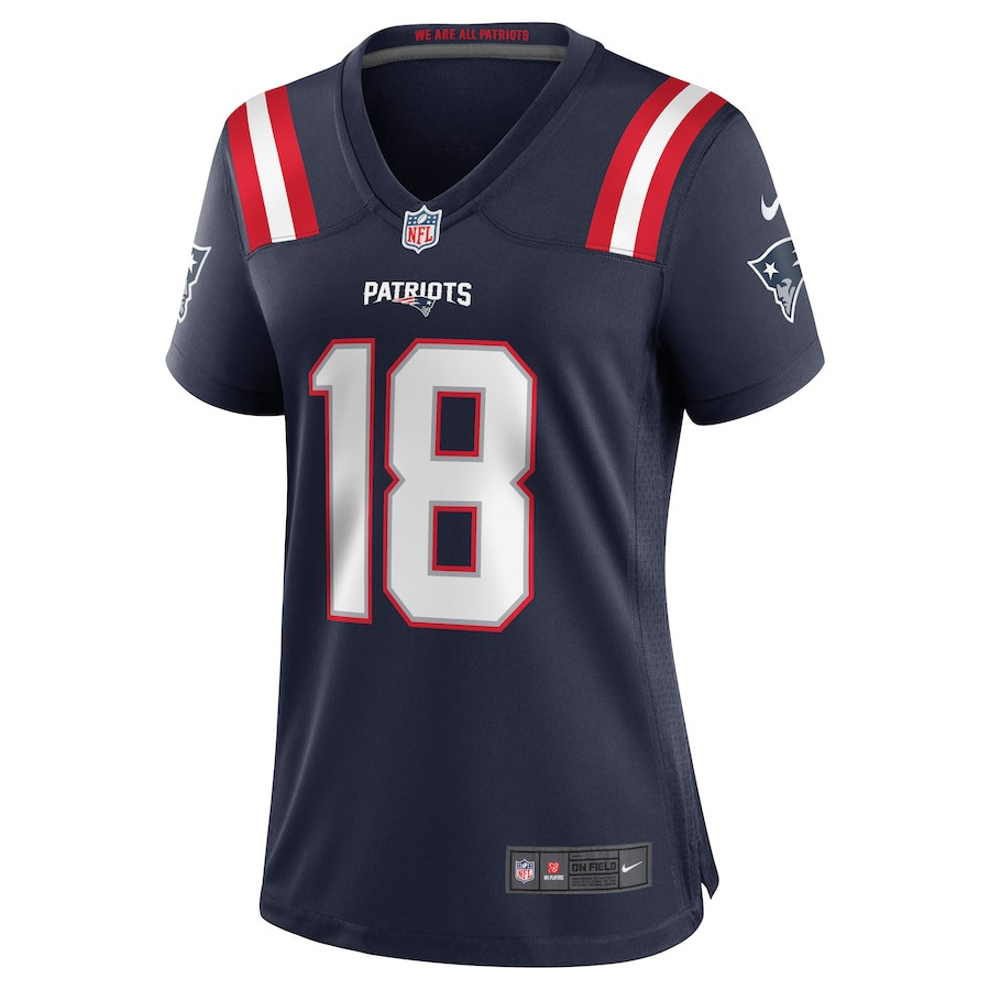 Matthew Slater #18 New England Patriots Game Jersey - Women's | Navy - Image 2