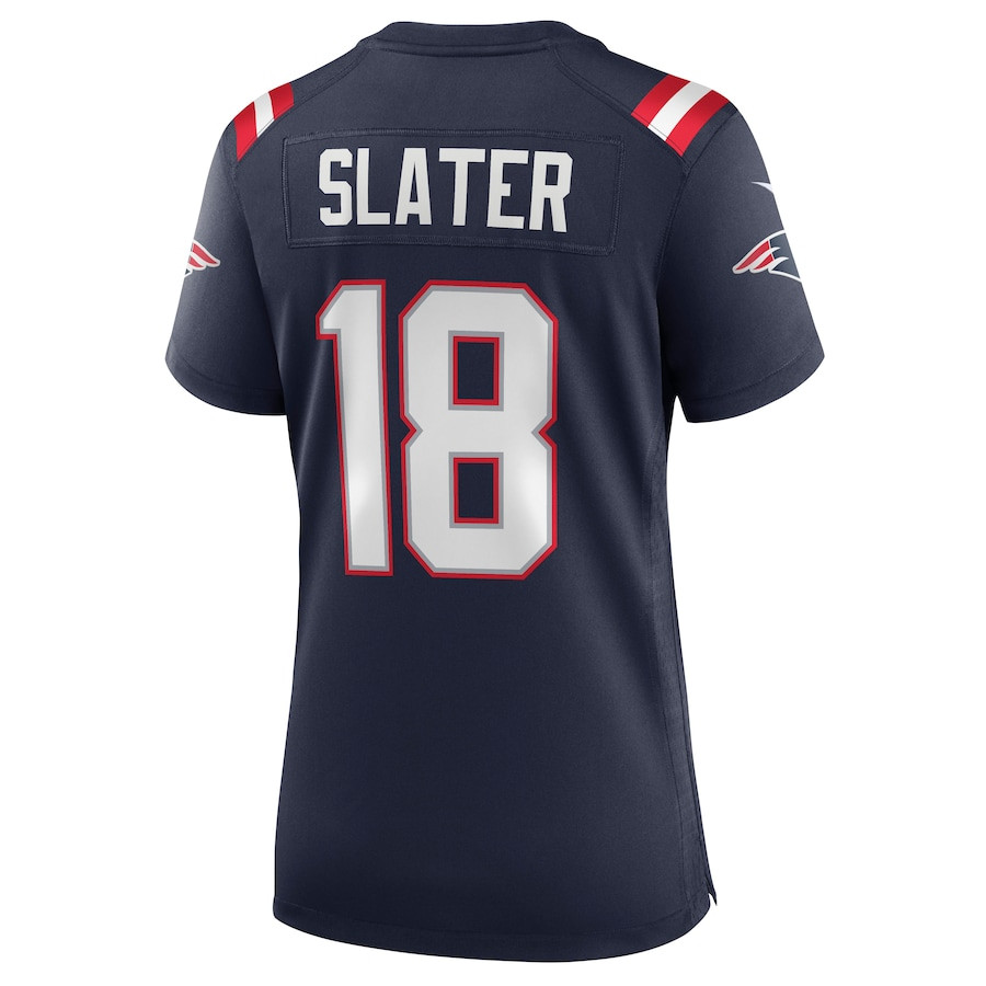 Matthew Slater #18 New England Patriots Game Jersey - Women's | Navy - Image 3