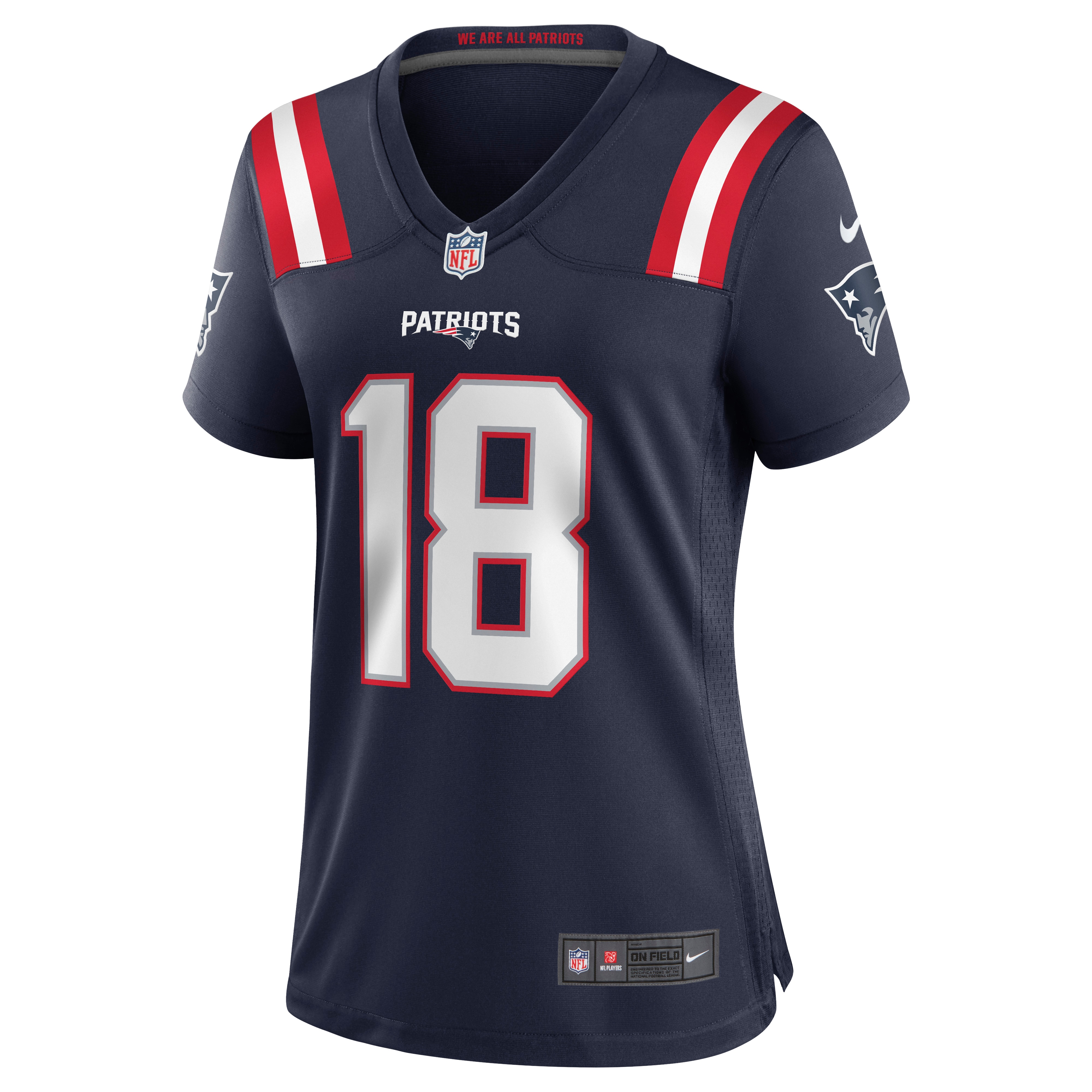 Alternative view of Matthew Slater New England Patriots Game Jersey - Women's