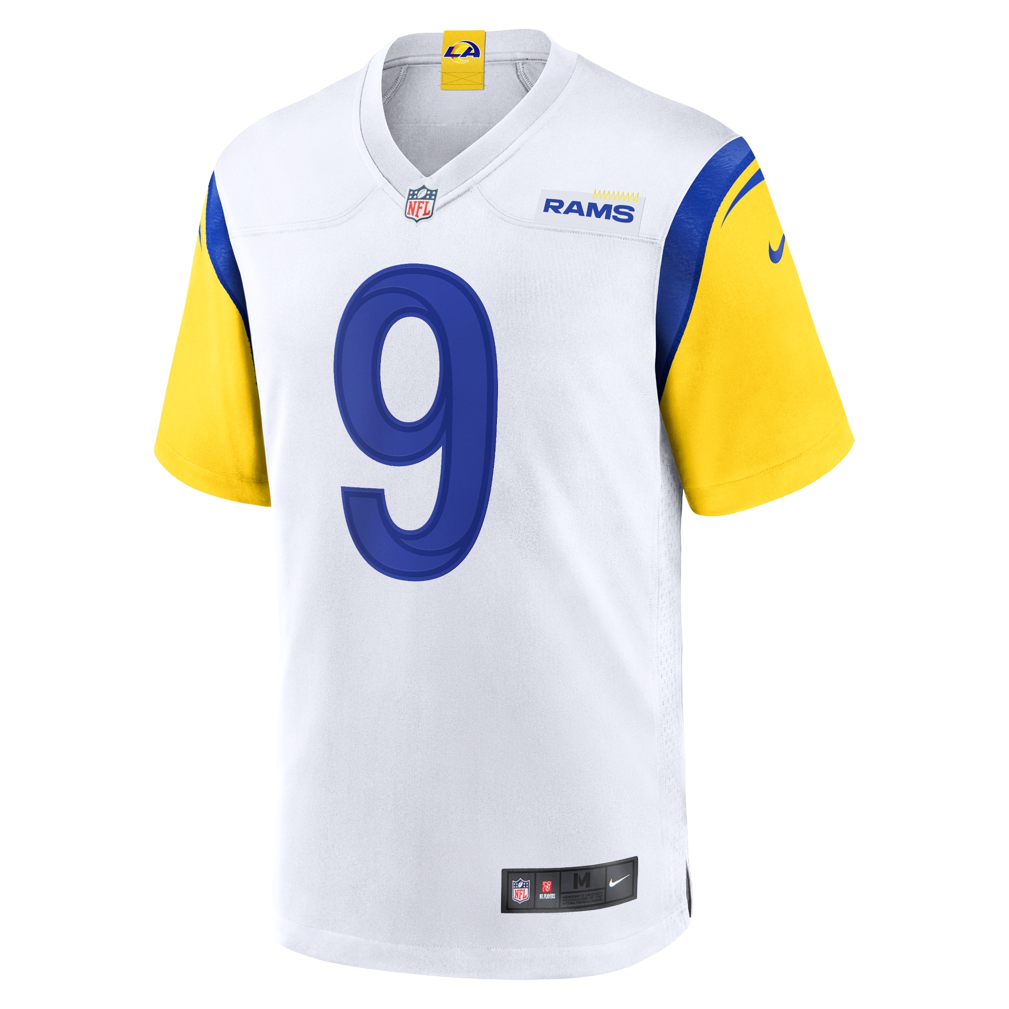 Alternative view of Matthew Stafford Los Angeles Rams Alternate Game Jersey - Men's