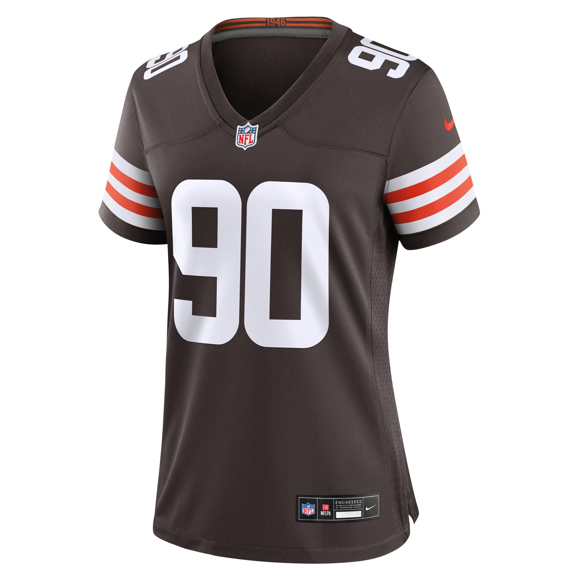 Alternative view of Maurice Hurst II Cleveland Browns Game Jersey - Women's