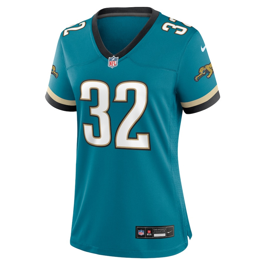 Alternative view of Maurice Jones-Drew #32 Jacksonville Jaguars Throwback Game Jersey - Women's | Teal