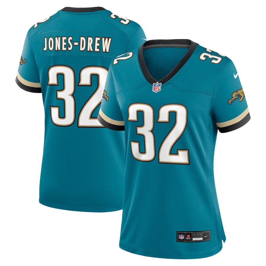 Maurice Jones-Drew #32 Jacksonville Jaguars Throwback Game Jersey - Women's | Teal