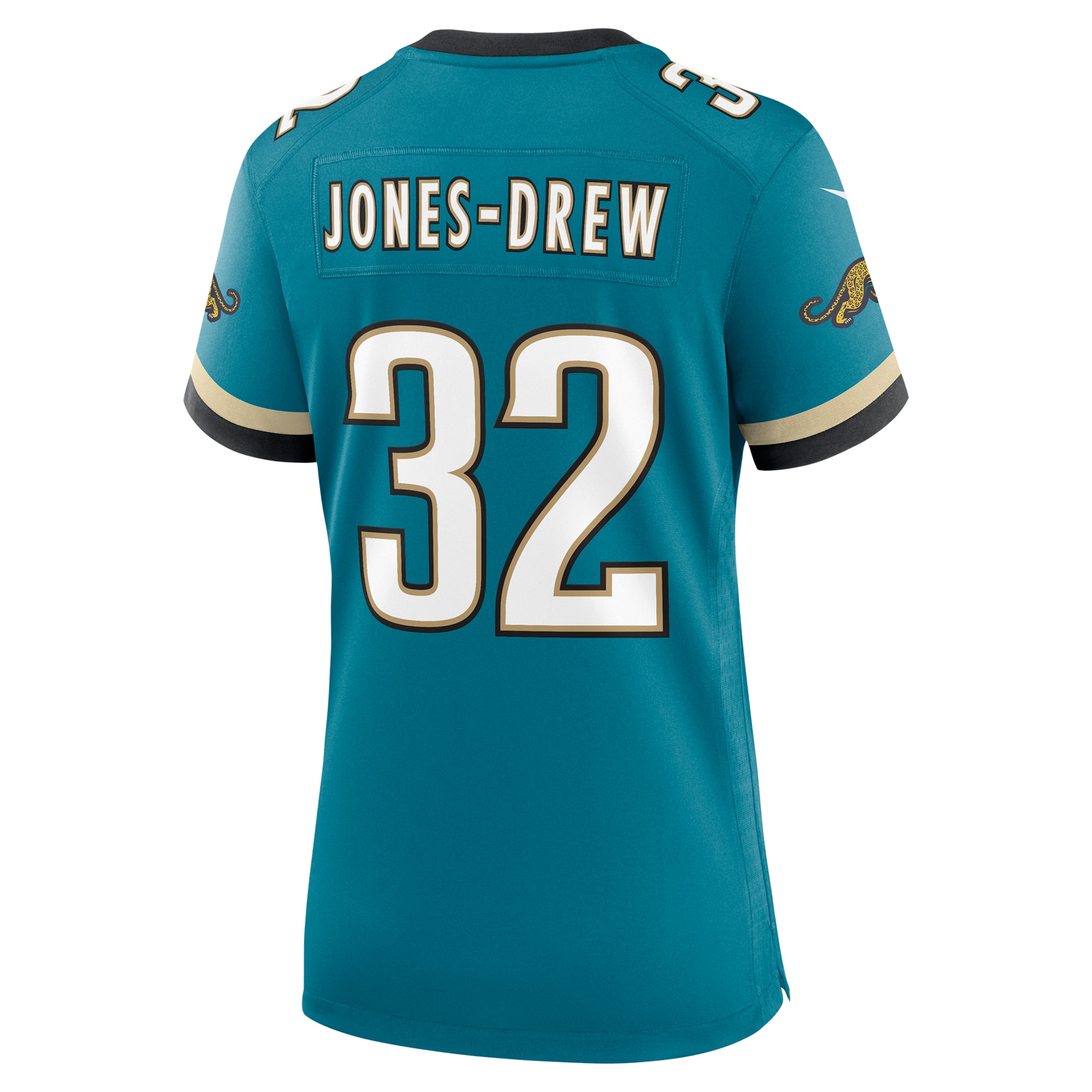 Maurice Jones-Drew Jacksonville Jaguars Throwback Game Jersey - Women's | Drew Teal Prowler Throwback Retired Player Game Jersey - Image 3