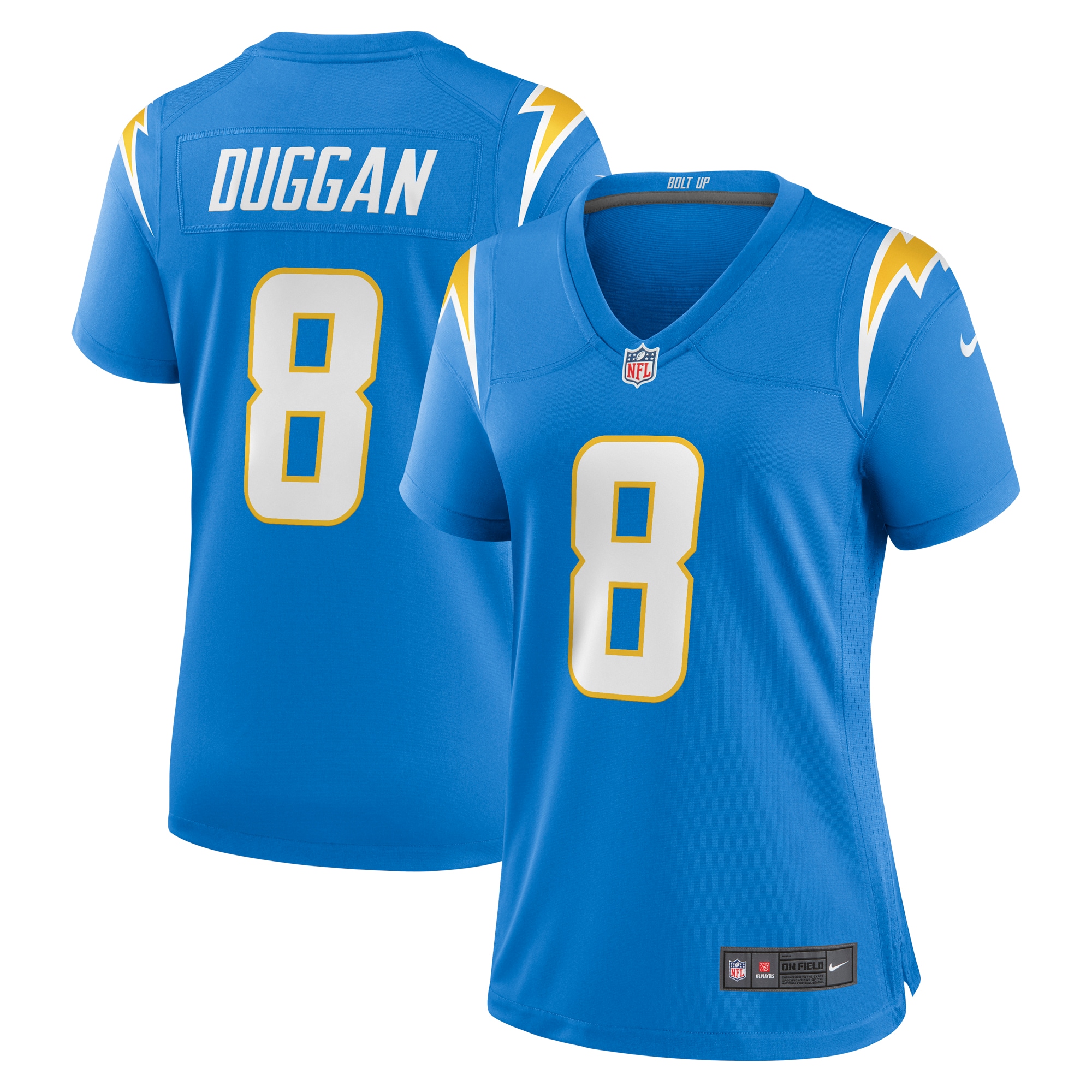 Max Duggan Los Angeles Chargers Game Jersey - Women's