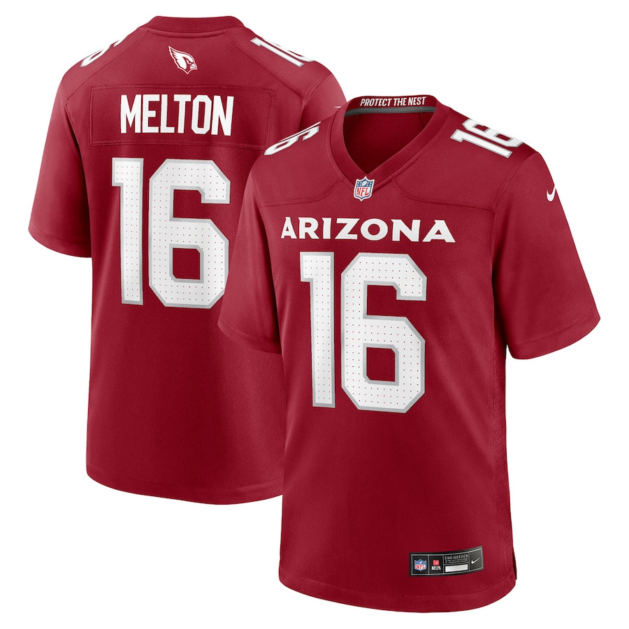 Max Melton #16 Arizona Cardinals Game Jersey - Men's | Cardinal