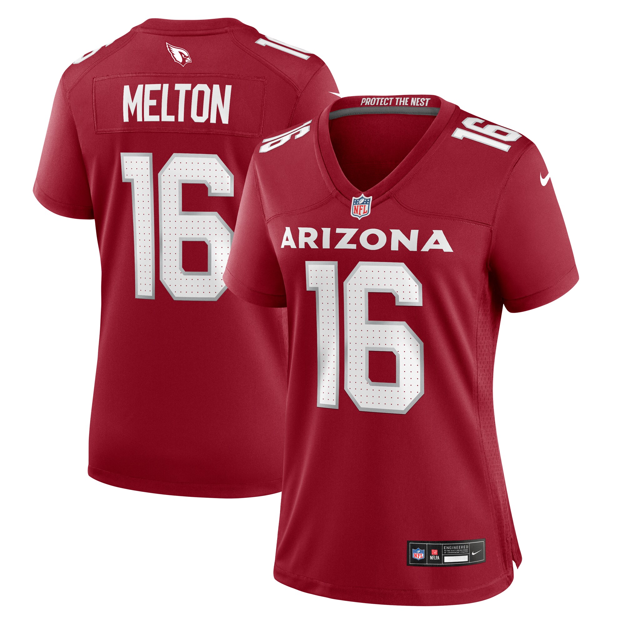 Max Melton Arizona Cardinals Game Jersey - Women's