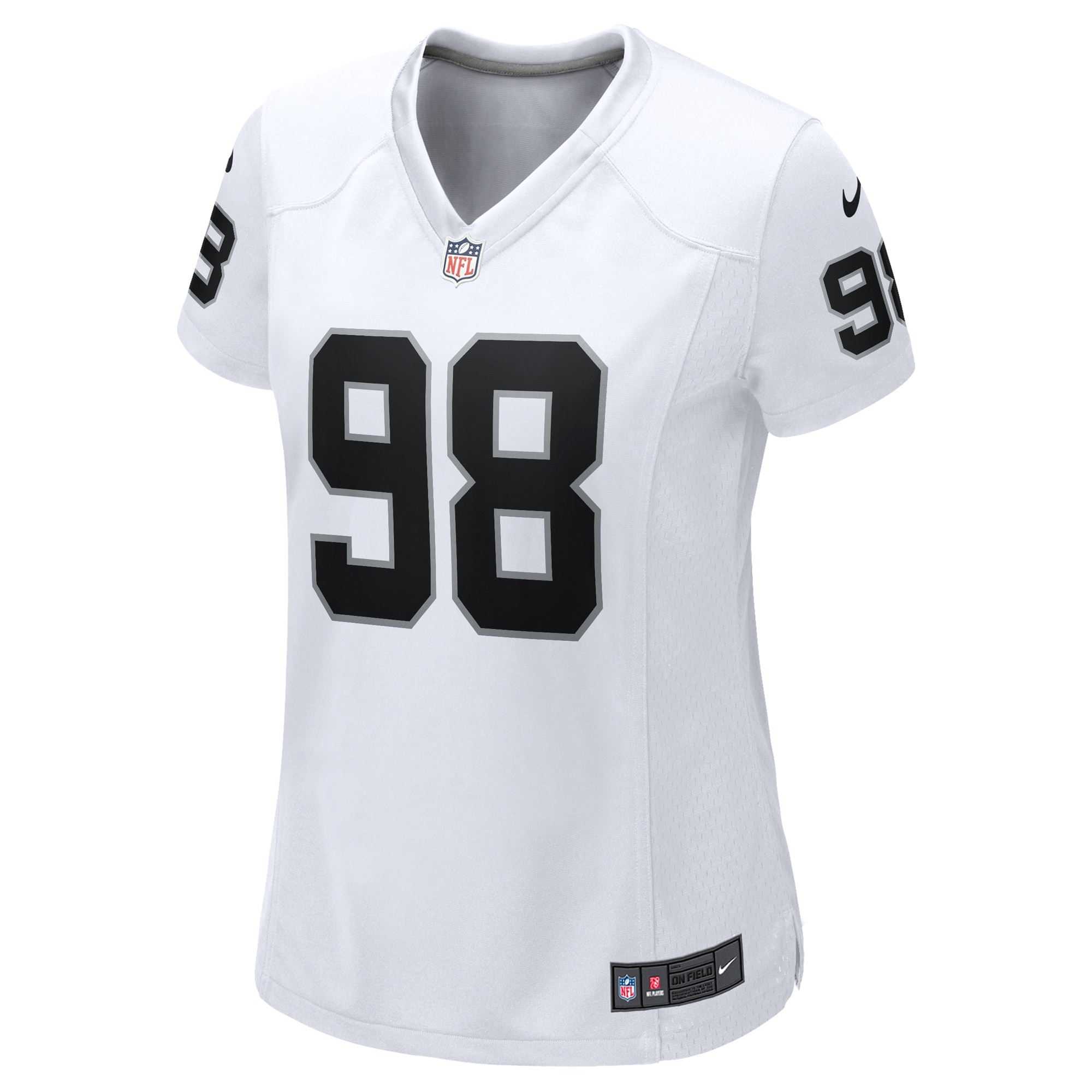 Alternative view of Maxx Crosby Las Vegas Raiders Game Jersey - Women's