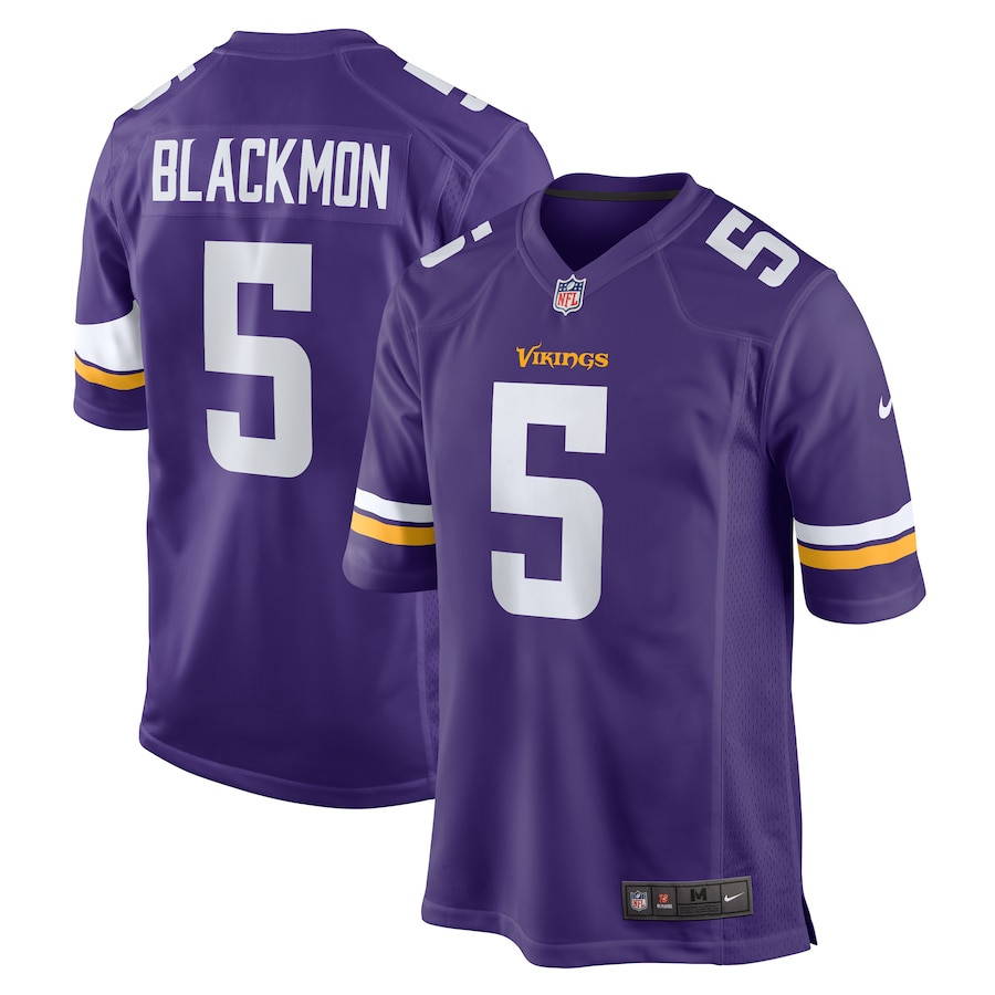 Mekhi Blackmon #5 Minnesota Vikings Game Jersey - Men's | Purple