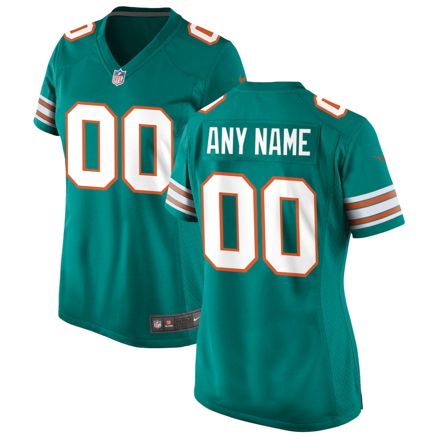 Miami Dolphins Alternate Game Jersey - Women's | Aqua