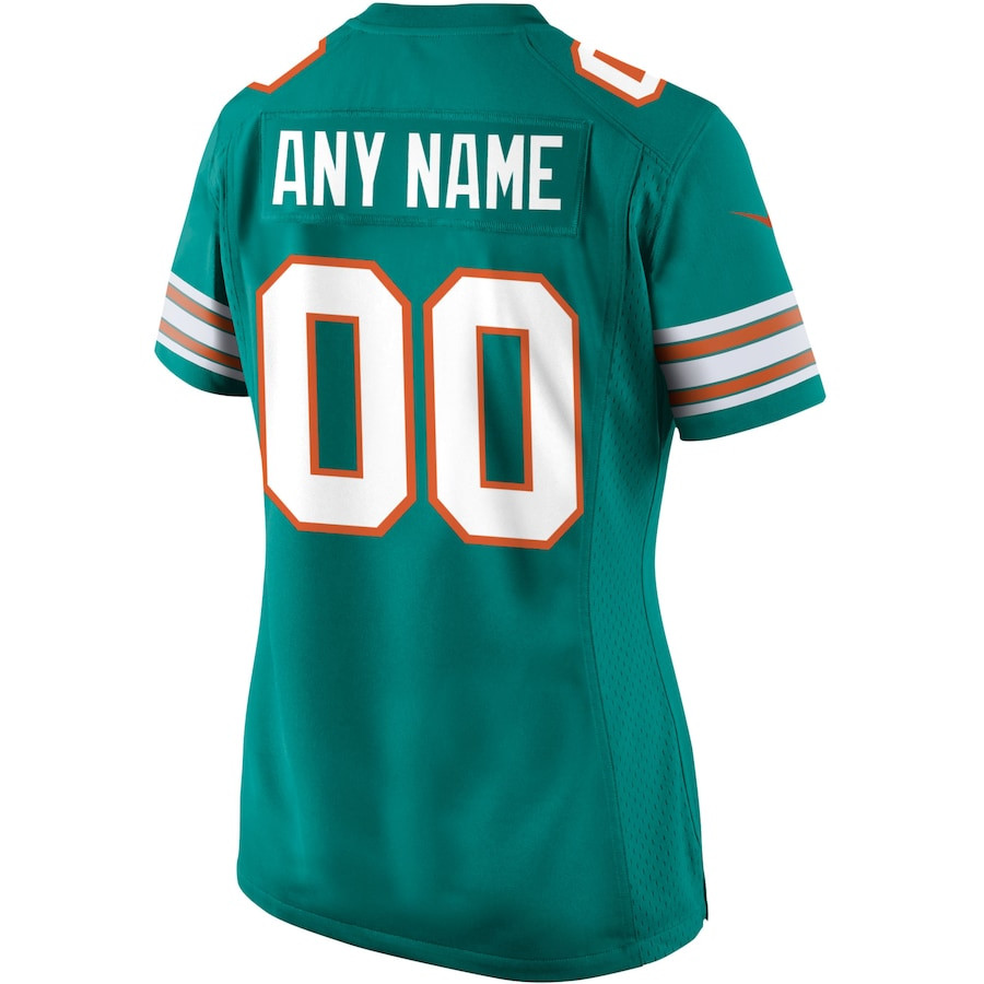 Miami Dolphins Alternate Game Jersey - Women's | Aqua - Image 3