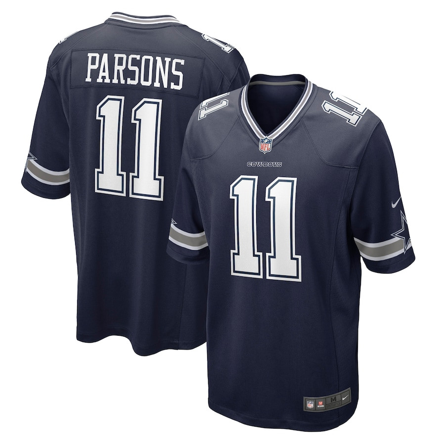 Micah Parsons #11 Dallas Cowboys Game Jersey - Youth | Navy
