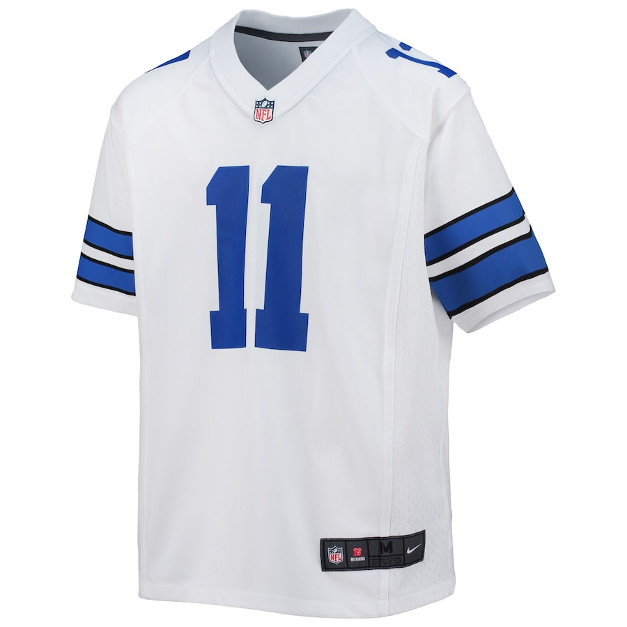 Alternative view of Micah Parsons #11 Dallas Cowboys Game Jersey - Youth | White