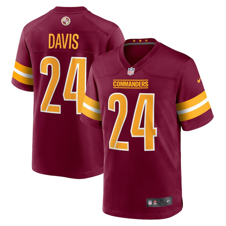 Michael Davis #24 Washington Commanders Game Jersey - Men's | Burgundy