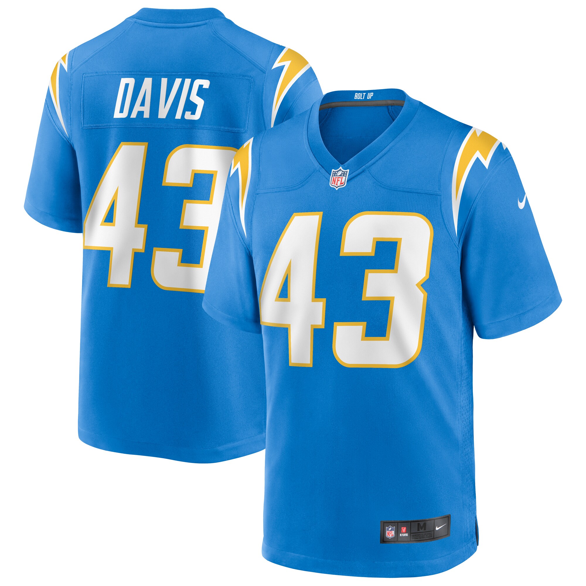 Michael Davis Los Angeles Chargers Game Jersey - Men's