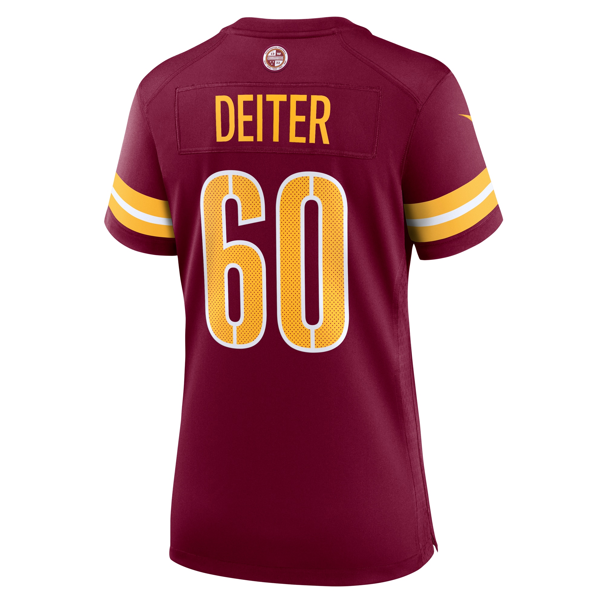 Michael Deiter Washington Commanders Game Jersey - Women's - Image 3