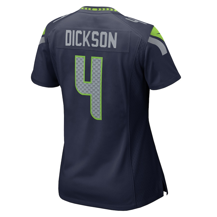 Michael Dickson #4 Seattle Seahawks Game Jersey - Women's | College Navy - Image 3