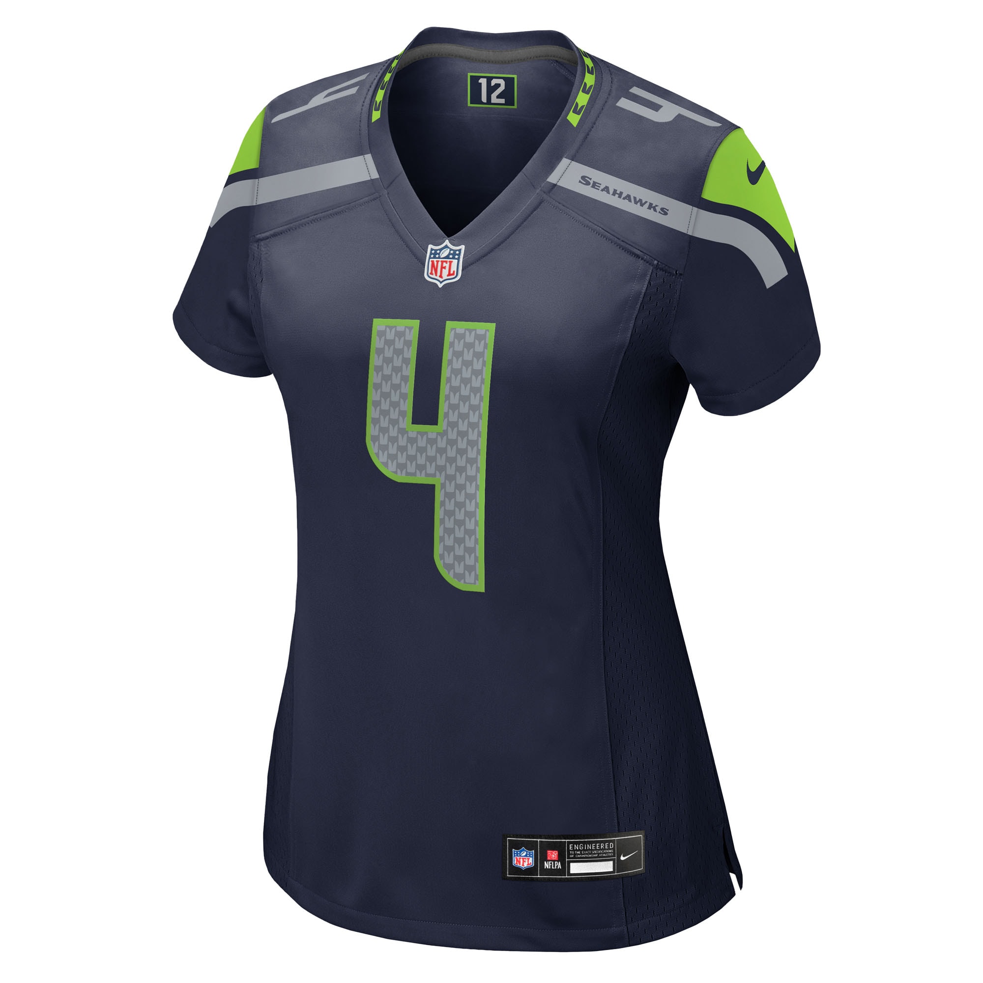 Alternative view of Michael Dickson Seattle Seahawks Game Jersey - Women's