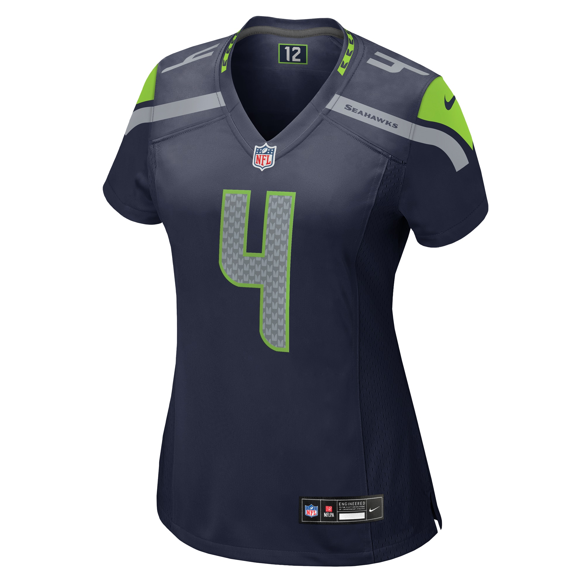 Alternative view of Michael Dickson Seattle Seahawks Game Jersey - Women's
