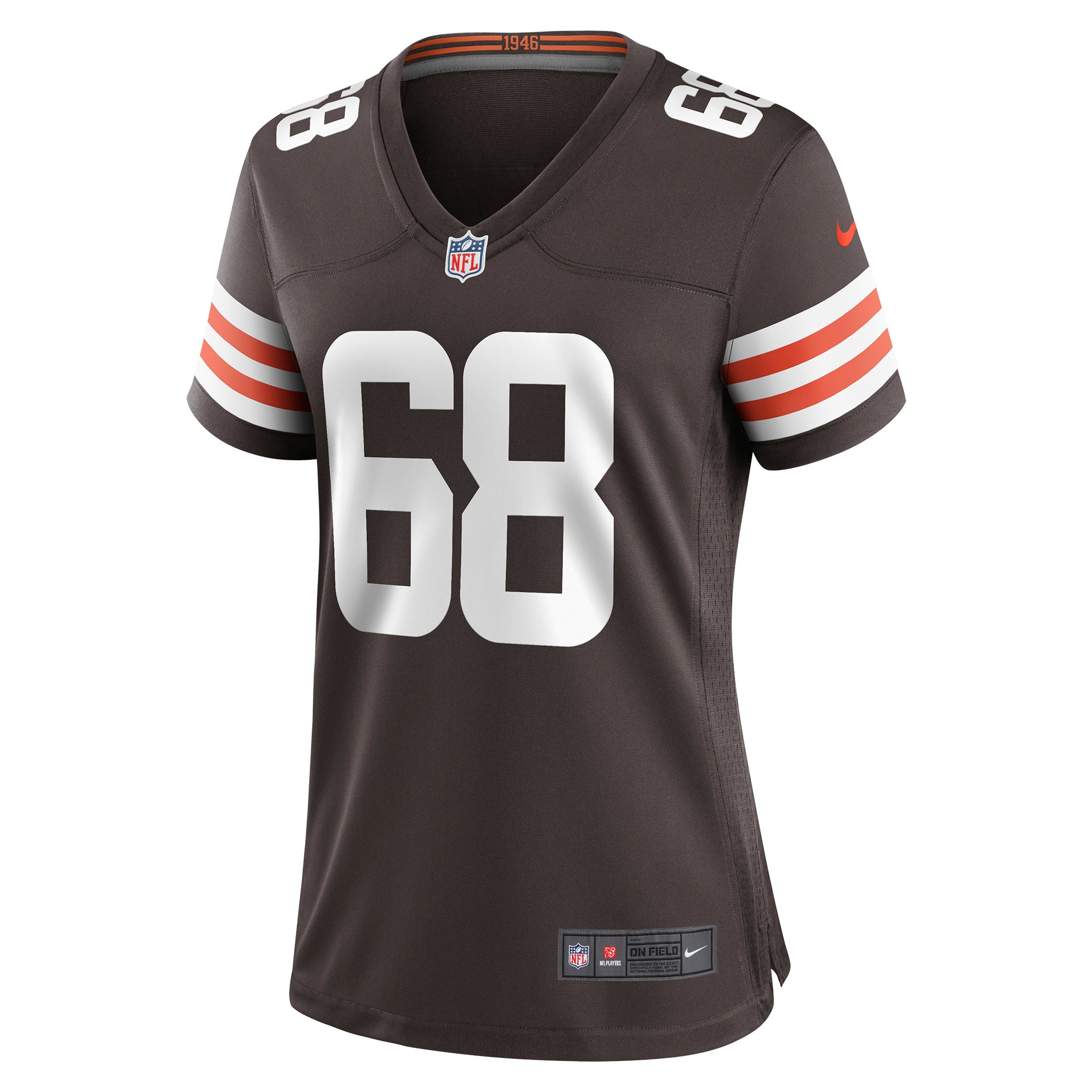 Alternative view of Michael Dunn Cleveland Browns Game Jersey - Women's