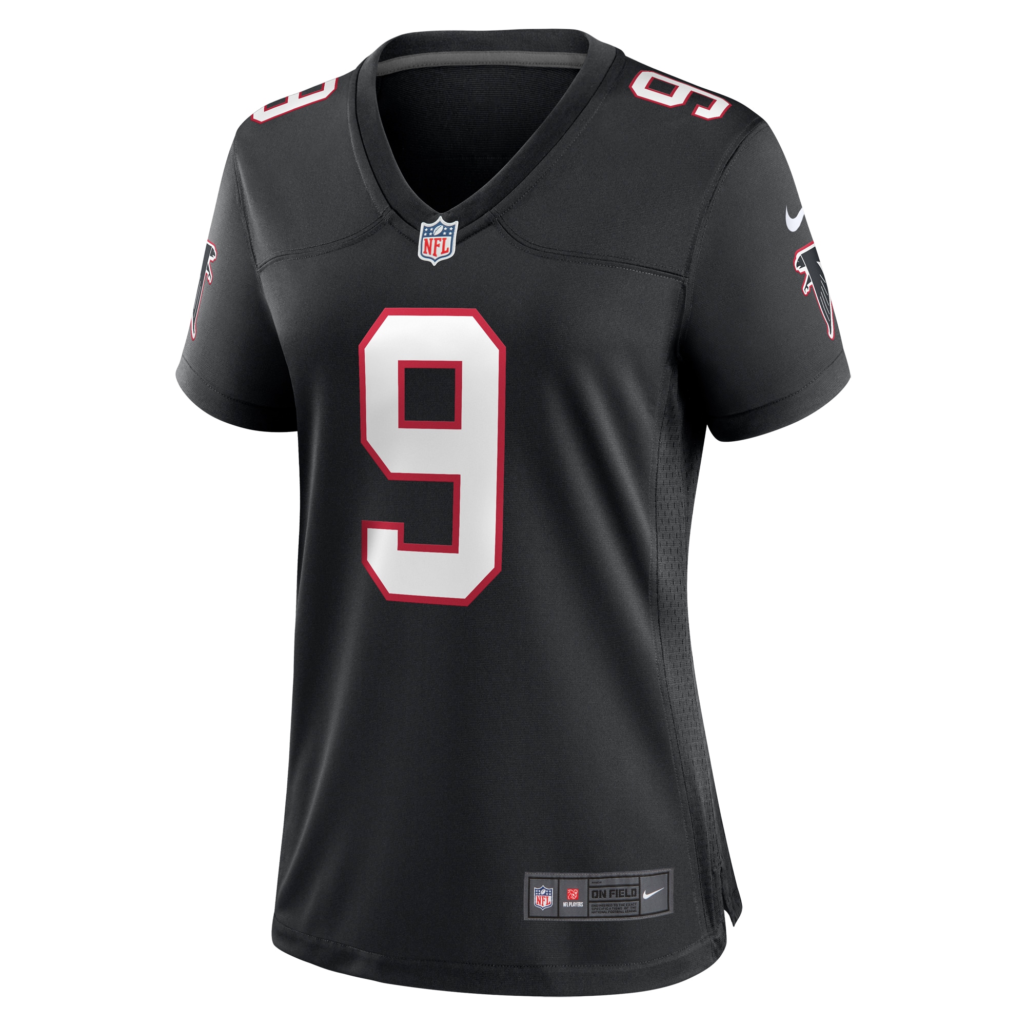 Alternative view of Michael Penix Jr. Atlanta Falcons Throwback Game Jersey - Women's