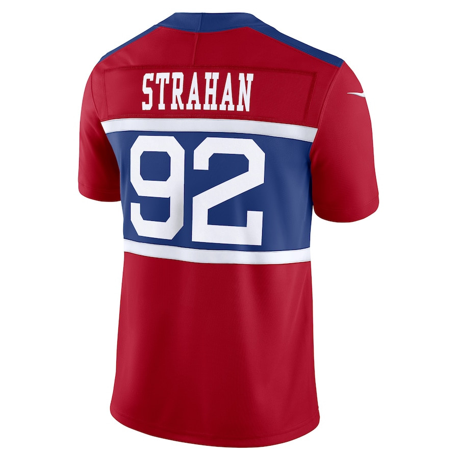 Michael Strahan #92 New York Giants Alternate Limited Jersey - Men's | Century Red - Image 3