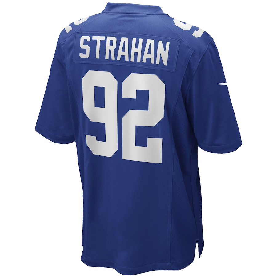Michael Strahan #92 New York Giants Game Jersey - Men's | Royal - Image 3