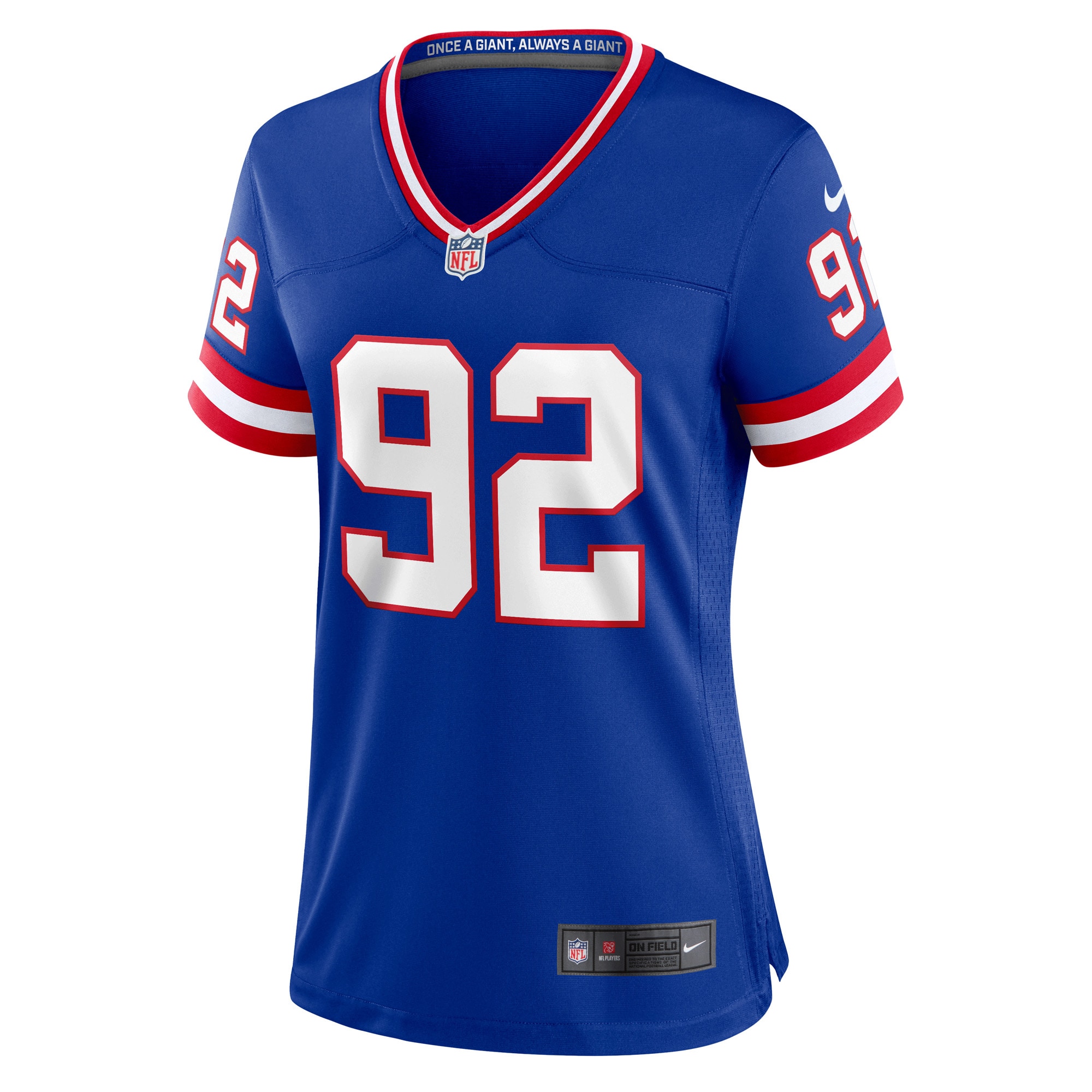 Alternative view of Michael Strahan New York Giants Classic Game Jersey - Women's