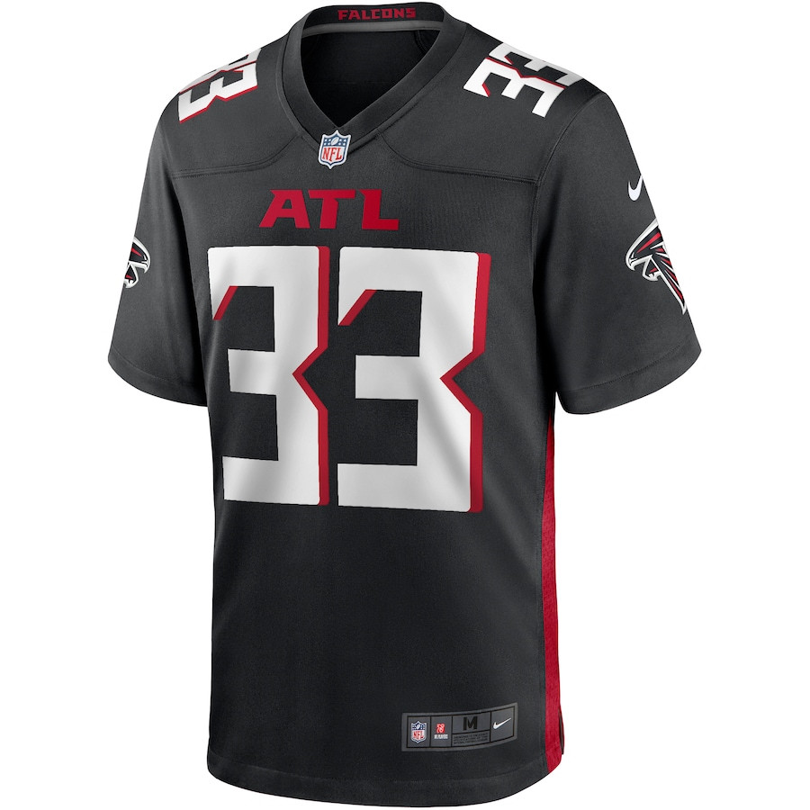 Alternative view of Michael Turner #33 Atlanta Falcons Game Jersey - Men's | Black