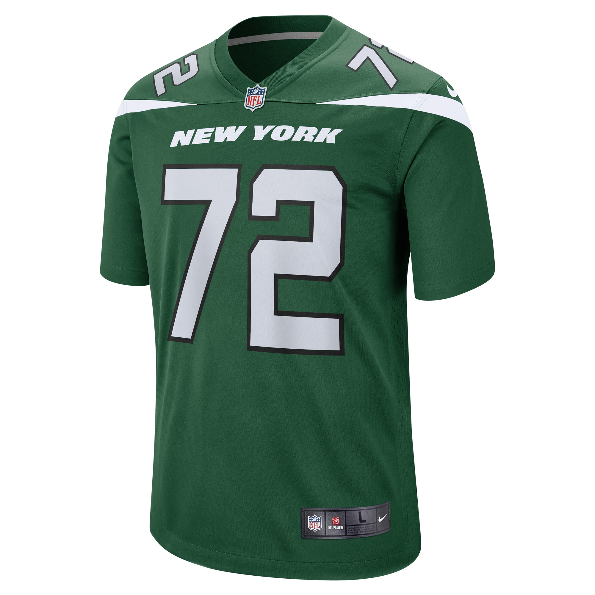 Alternative view of Micheal Clemons New York Jets Game Jersey - Men's