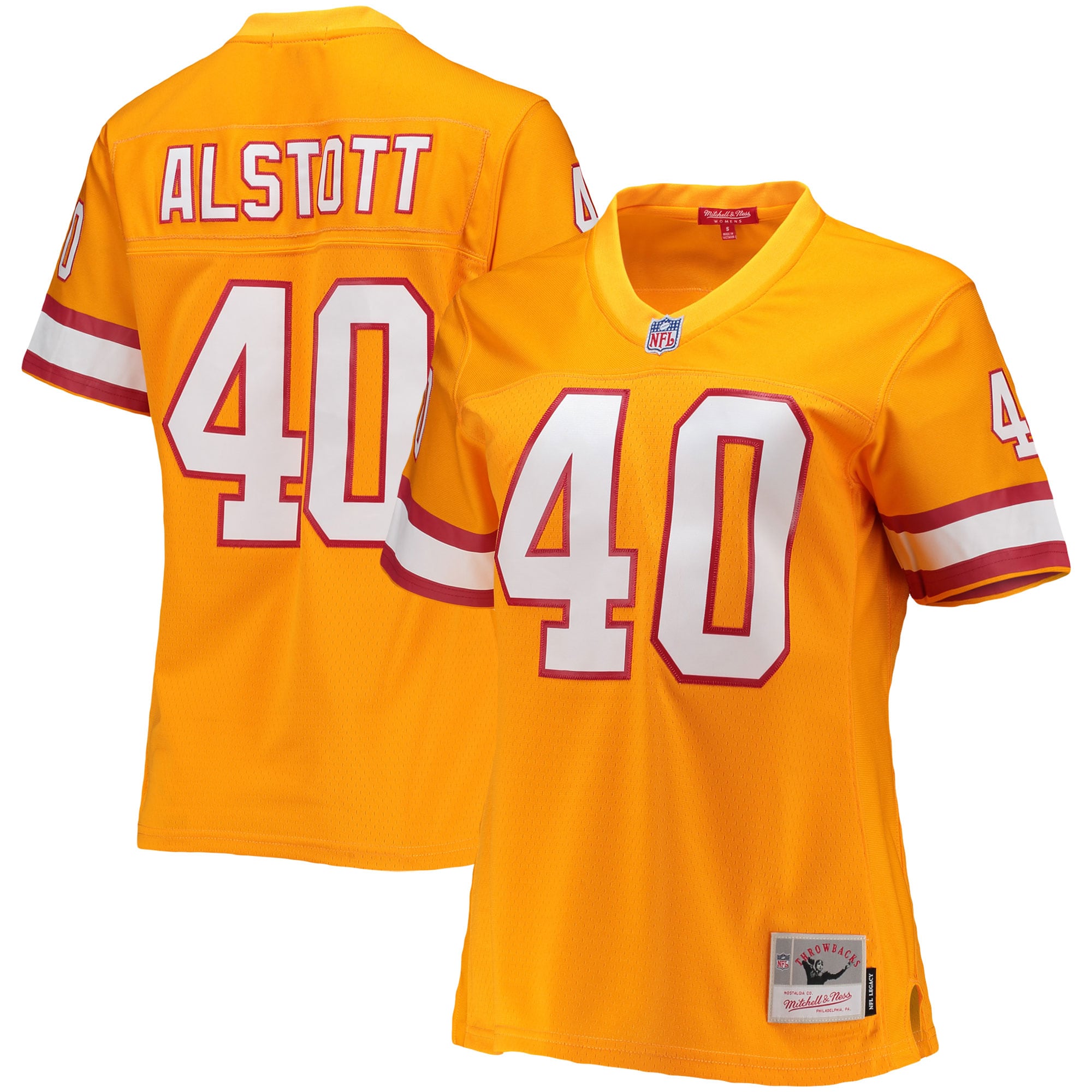 Mike Alstott Mitchell & Ness Tampa Bay Buccaneers Game Jersey - Women's