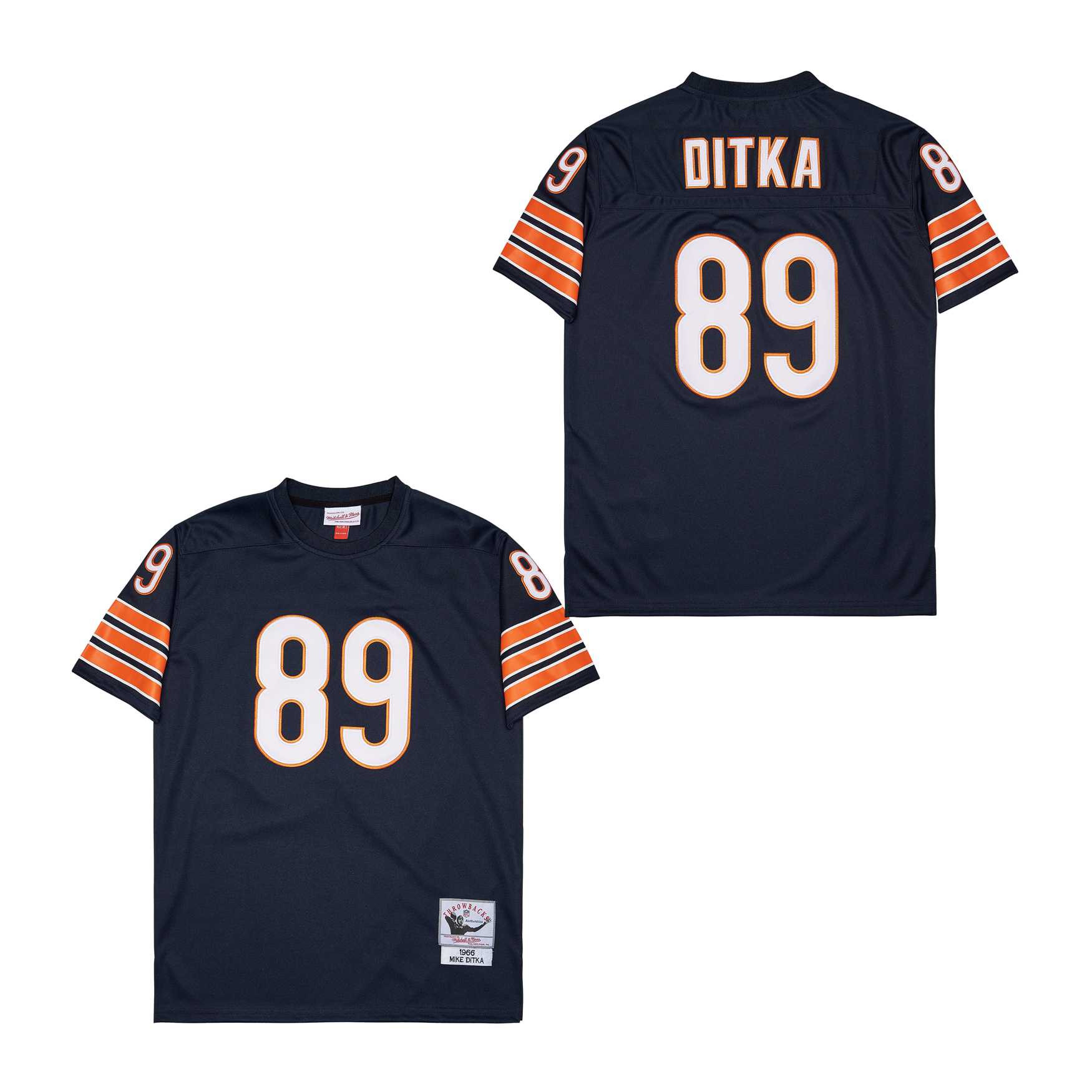 Mike Ditka #89 Chicago Bears Throwback Game Jersey - Men's | Dark Navy