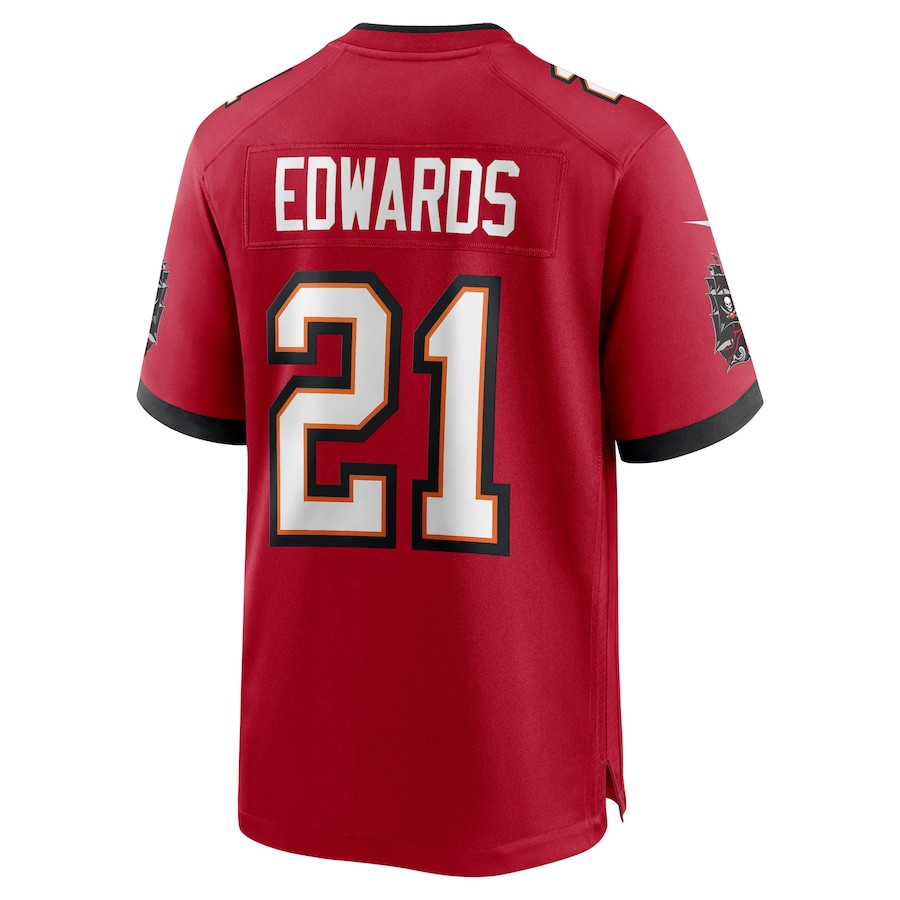 Mike Edwards #21 Tampa Bay Buccaneers Game Jersey - Men's | Red - Image 3