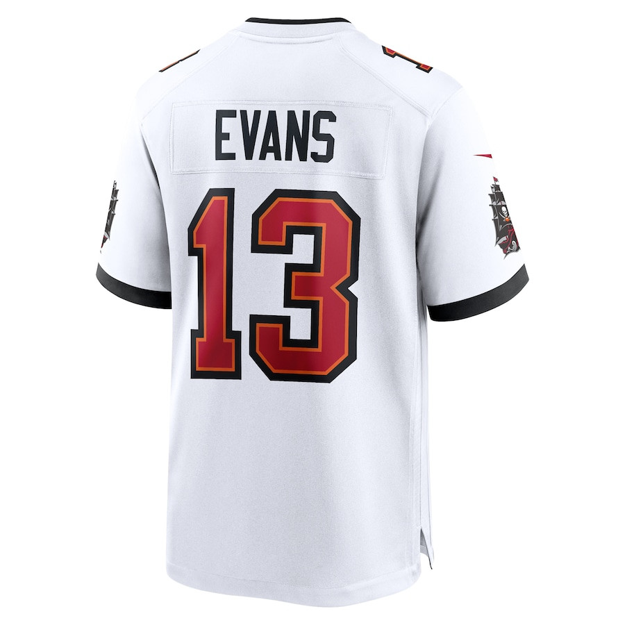 Mike Evans #13 Tampa Bay Buccaneers Game Jersey - Men's | White - Image 3