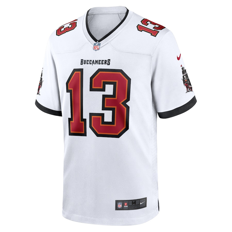 Alternative view of Mike Evans #13 Tampa Bay Buccaneers Game Jersey - Men's | White