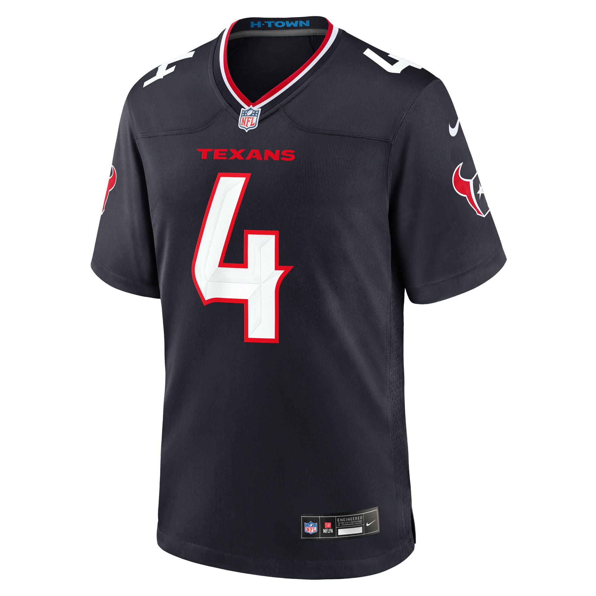 Alternative view of Mike Ford Houston Texans Game Jersey - Men's