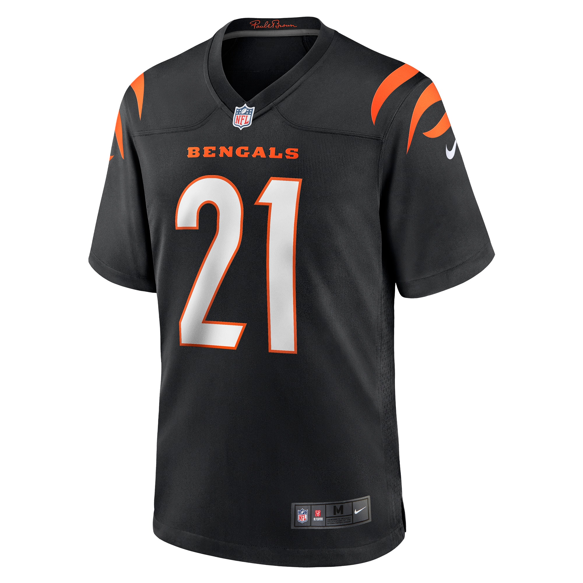 Alternative view of Mike Hilton Cincinnati Bengals Game Jersey - Men's