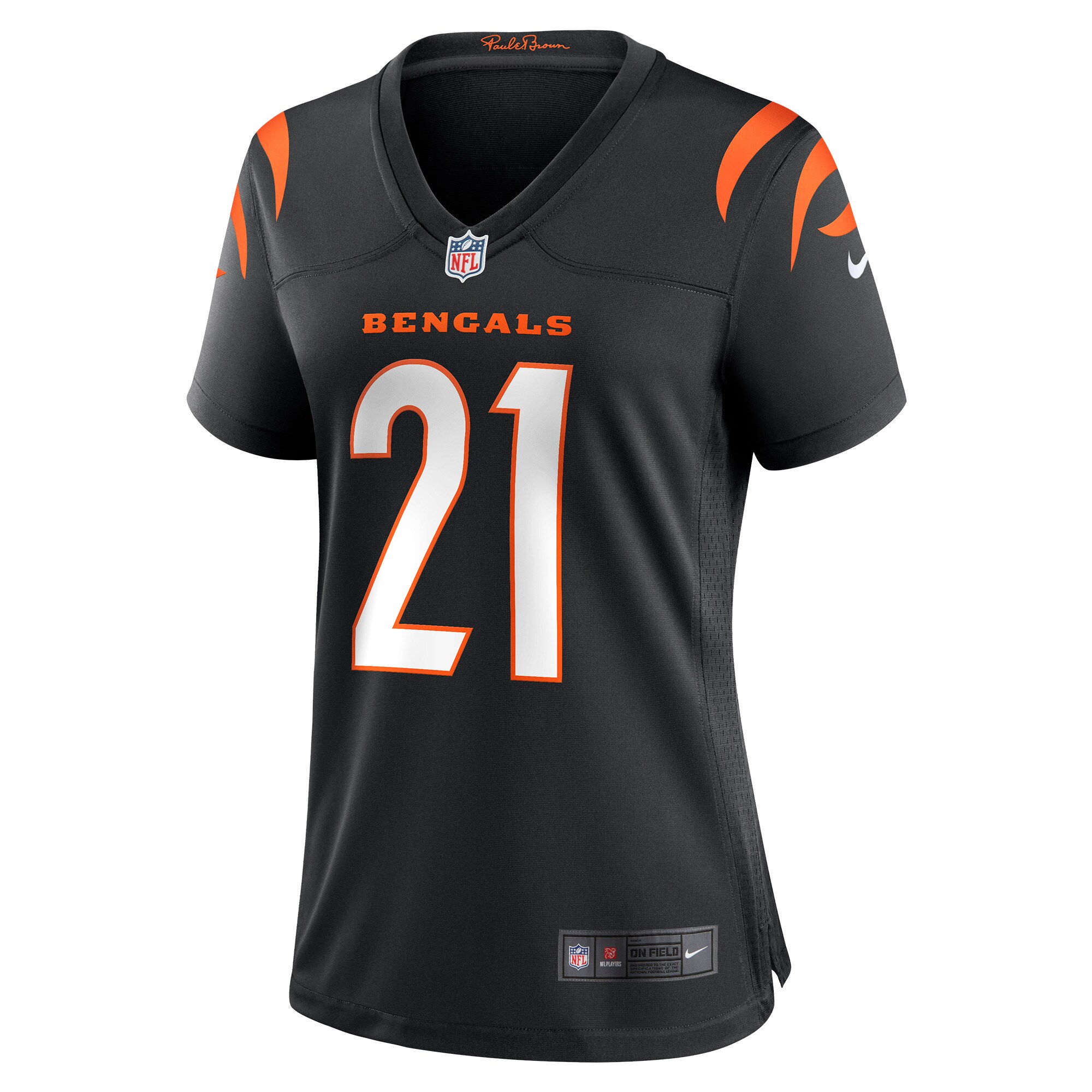 Alternative view of Mike Hilton Cincinnati Bengals Game Jersey - Women's