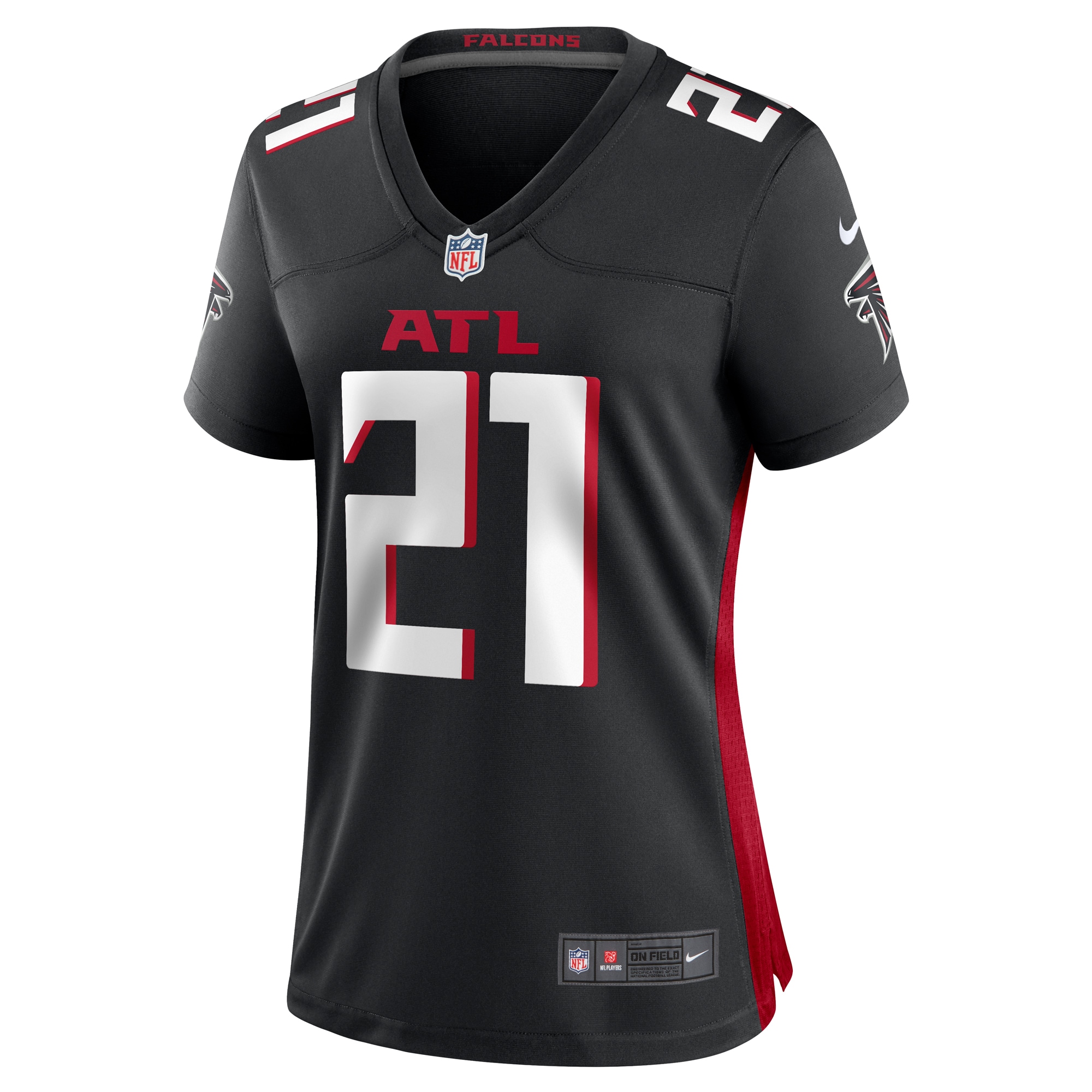 Alternative view of Mike Hughes Atlanta Falcons Game Jersey - Women's