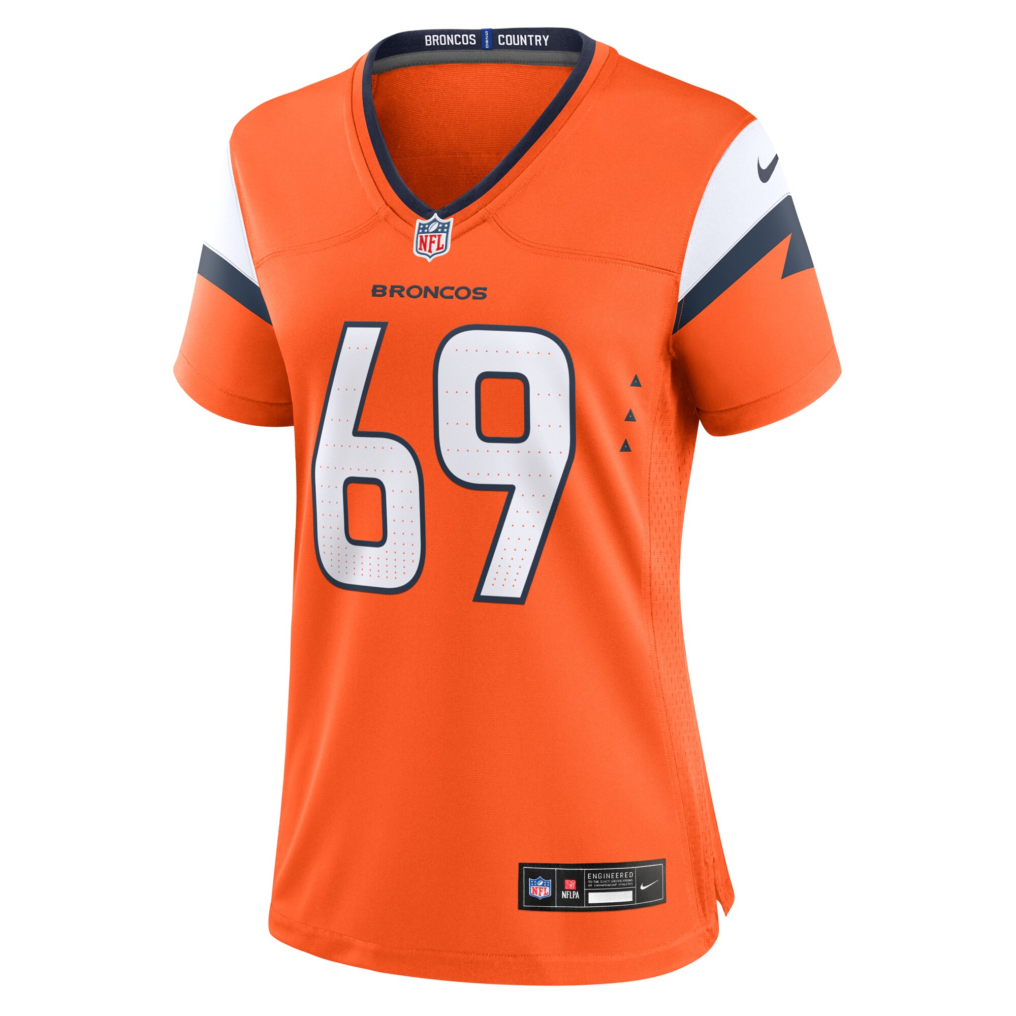 Alternative view of Mike McGlinchey Denver Broncos Game Jersey - Women's