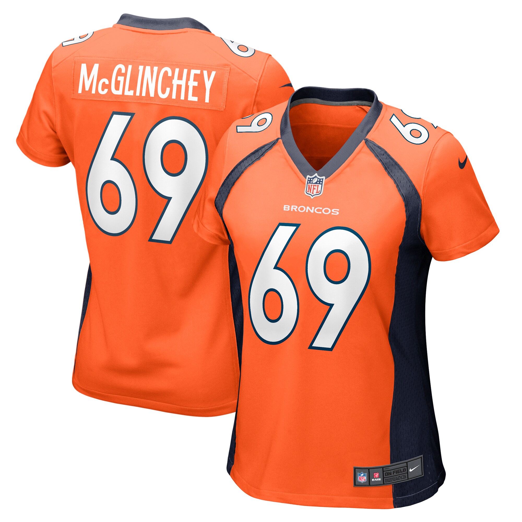 Mike McGlinchey Denver Broncos Game Jersey - Women's