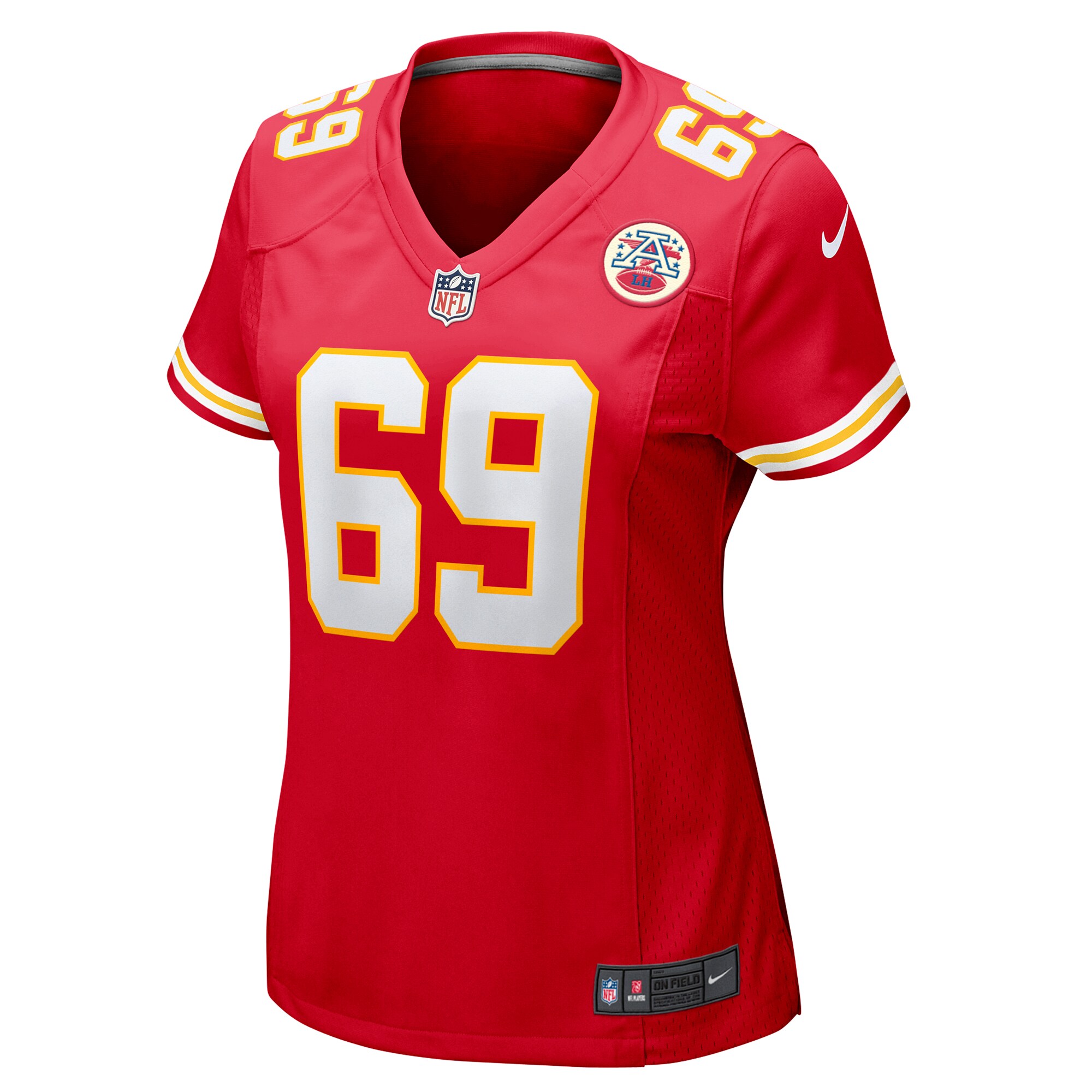 Alternative view of Mike Pennel Kansas City Chiefs Game Jersey - Women's