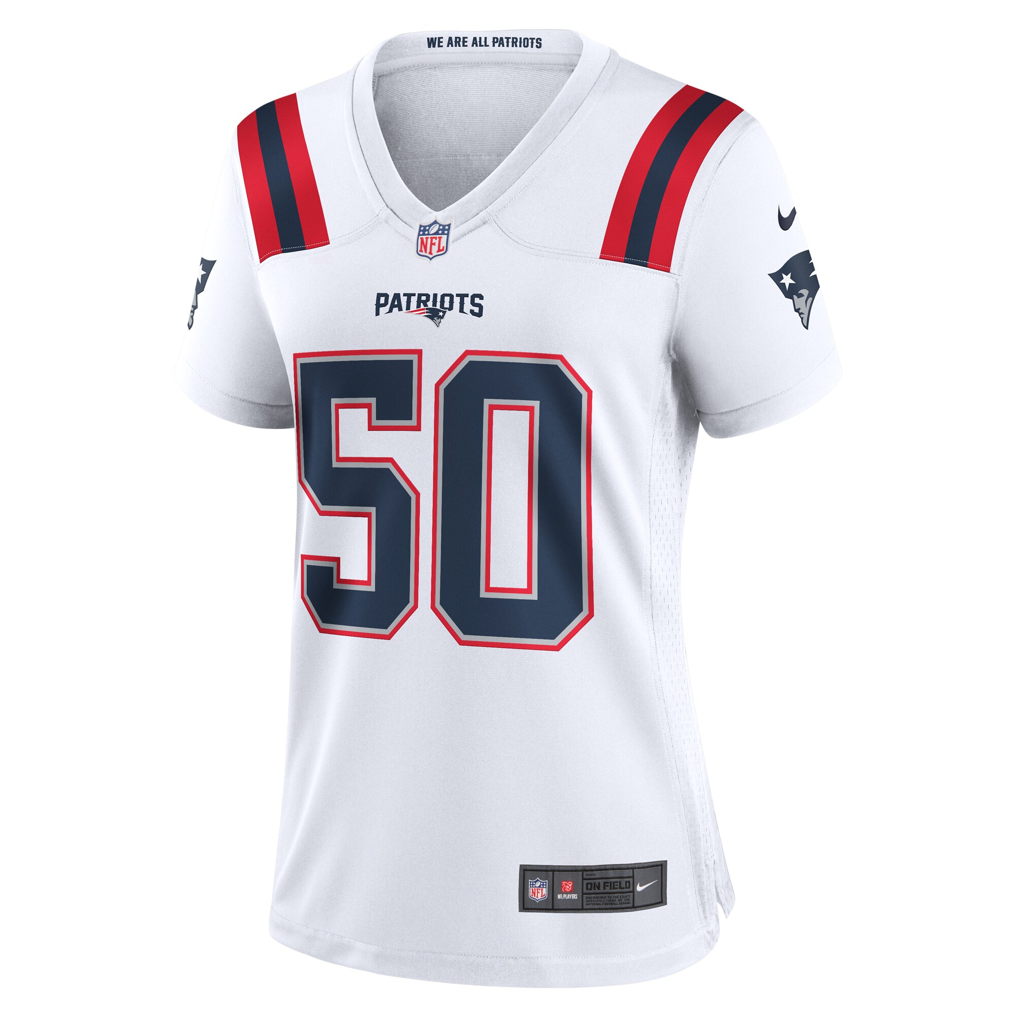 Alternative view of Mike Vrabel New England Patriots Retired Player Game Jersey - Women's