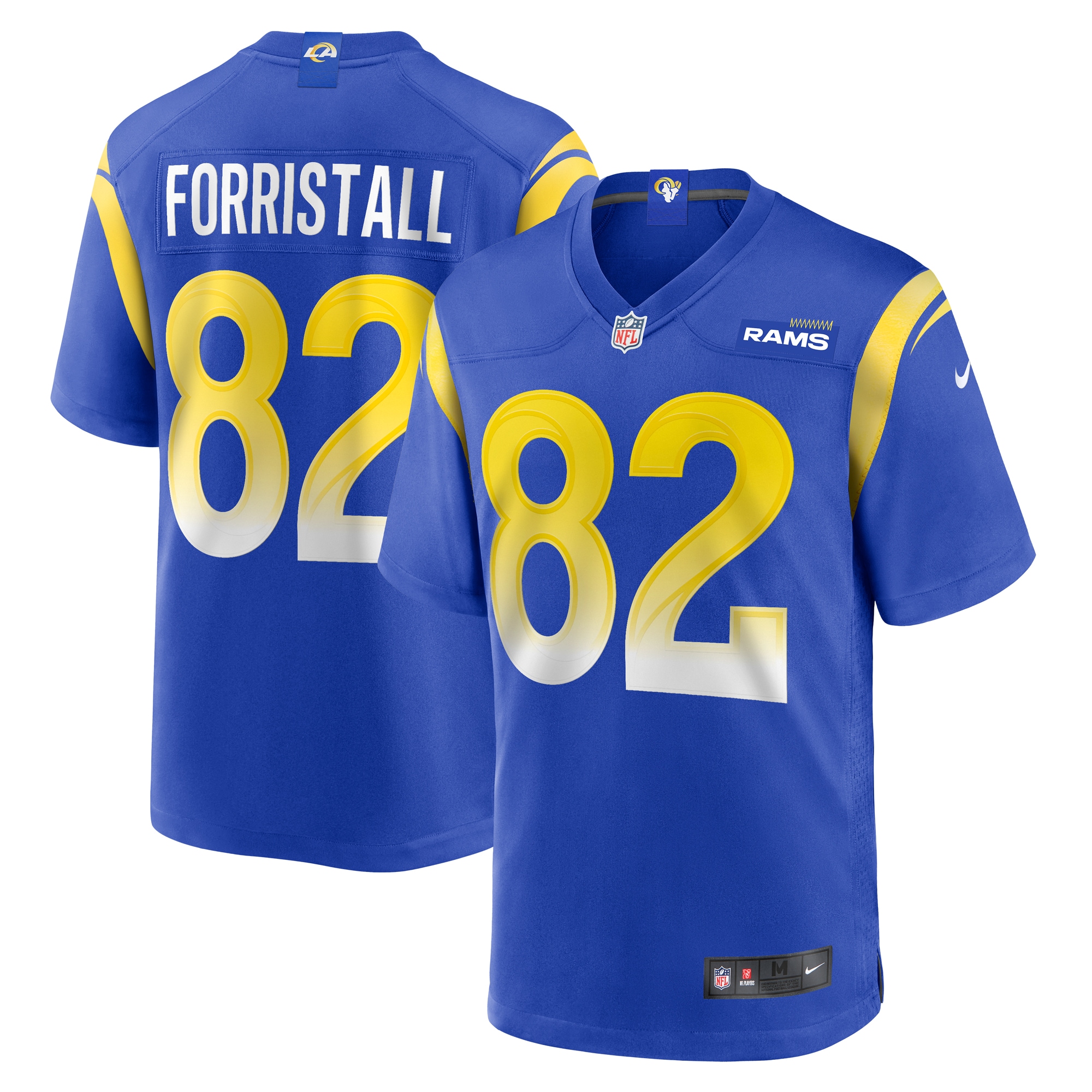 Miller Forristall Los Angeles Rams Game Jersey - Men's