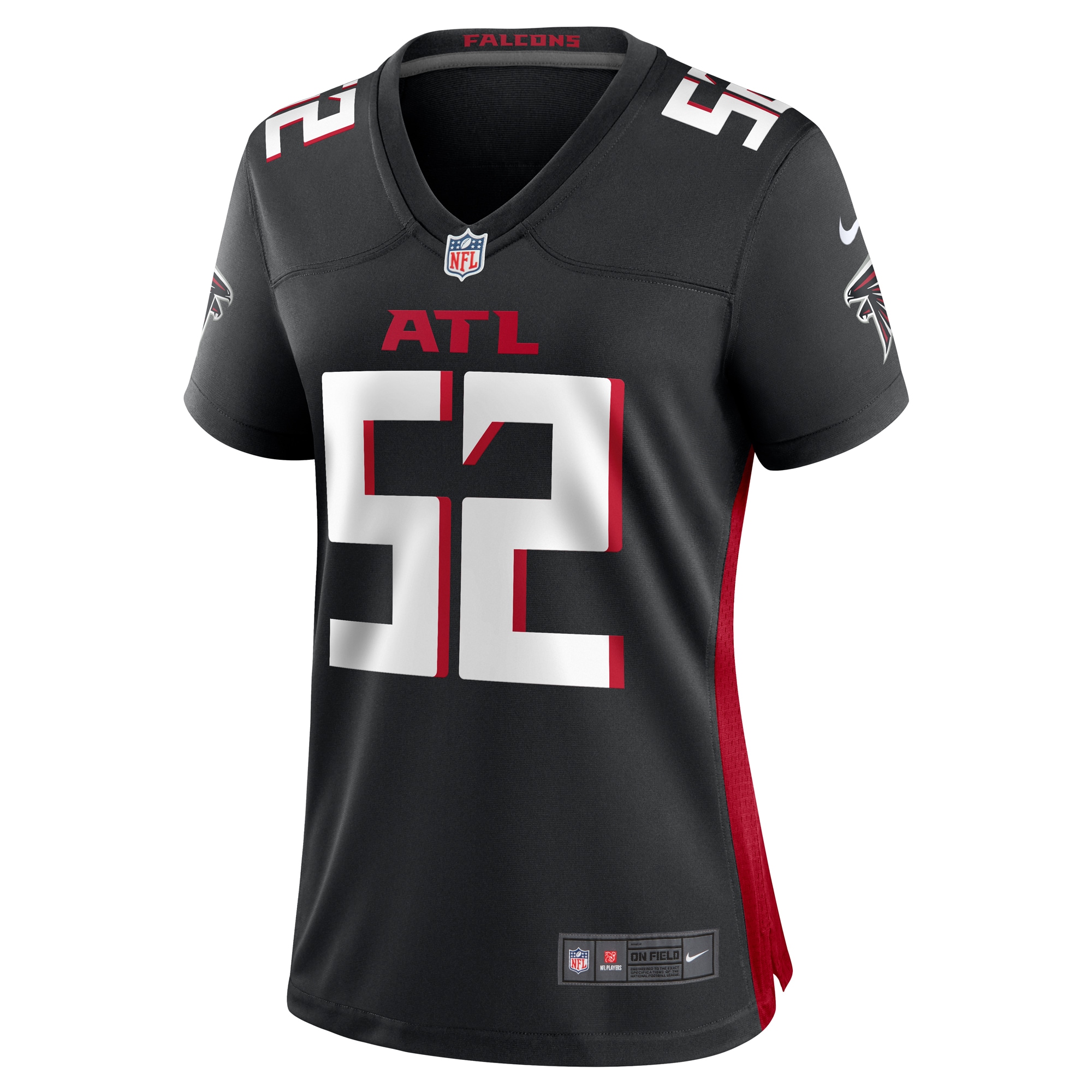 Alternative view of Milo Eifler Atlanta Falcons Game Jersey - Women's