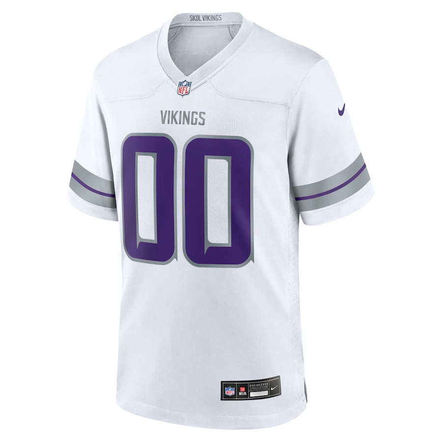 Alternative view of Minnesota Vikings Alternate Game Jersey - Men's | White