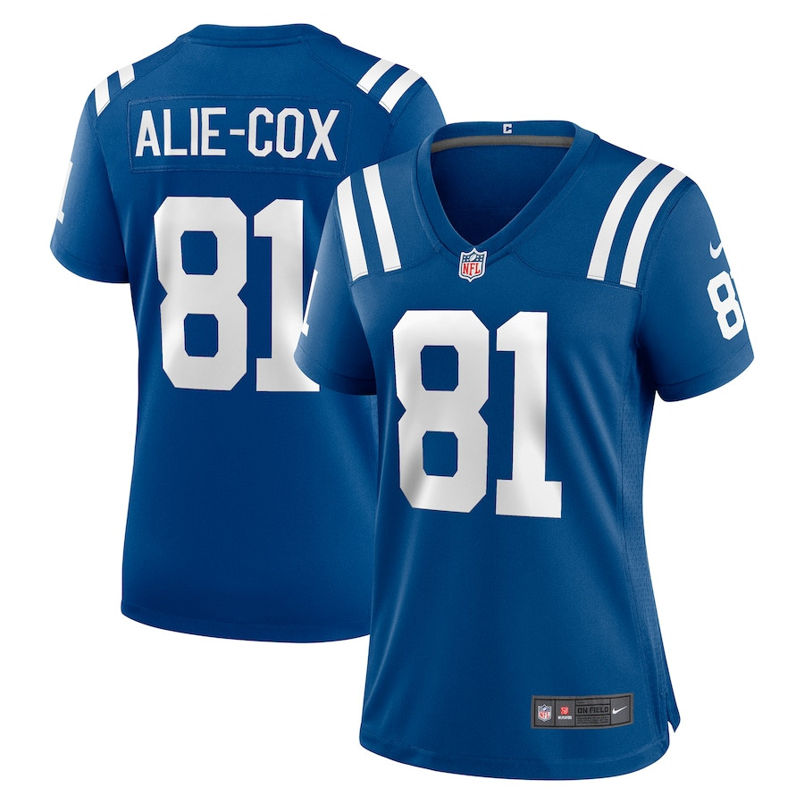Mo Alie-Cox #81 Indianapolis Colts Game Jersey - Women's | Royal