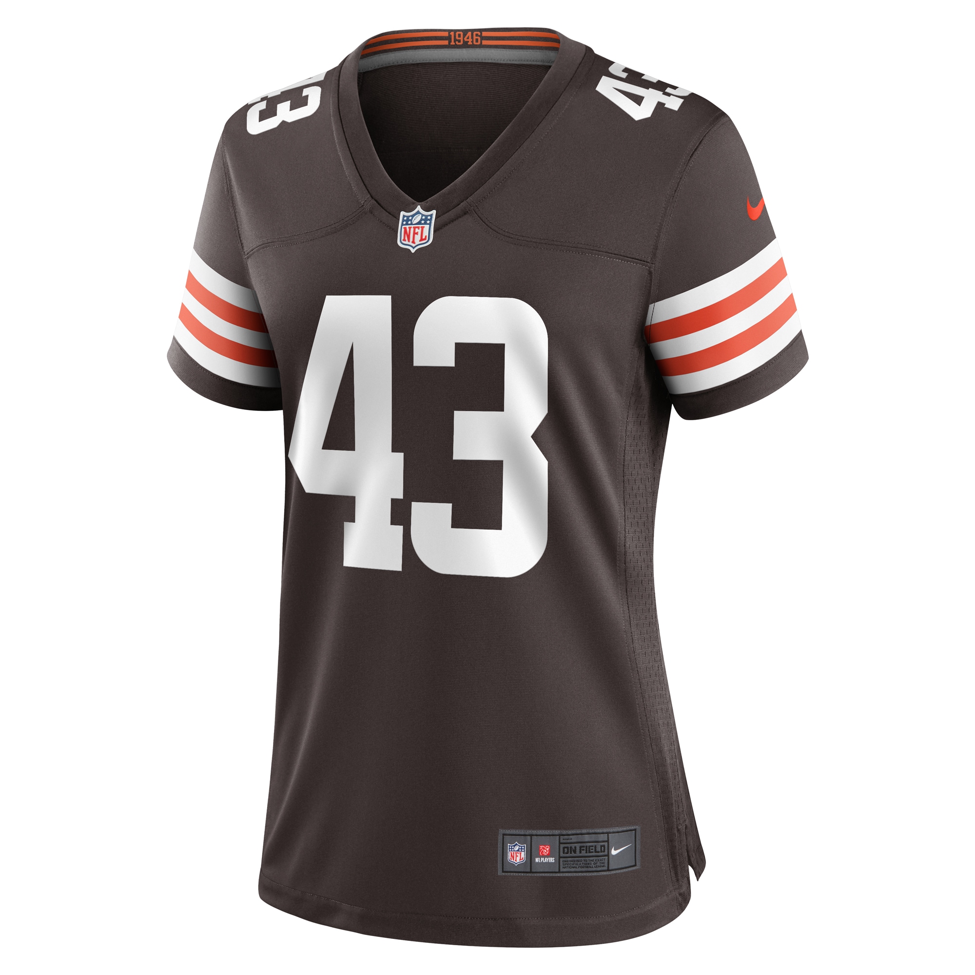 Alternative view of Mohamoud Diabate Cleveland Browns Game Jersey - Women's