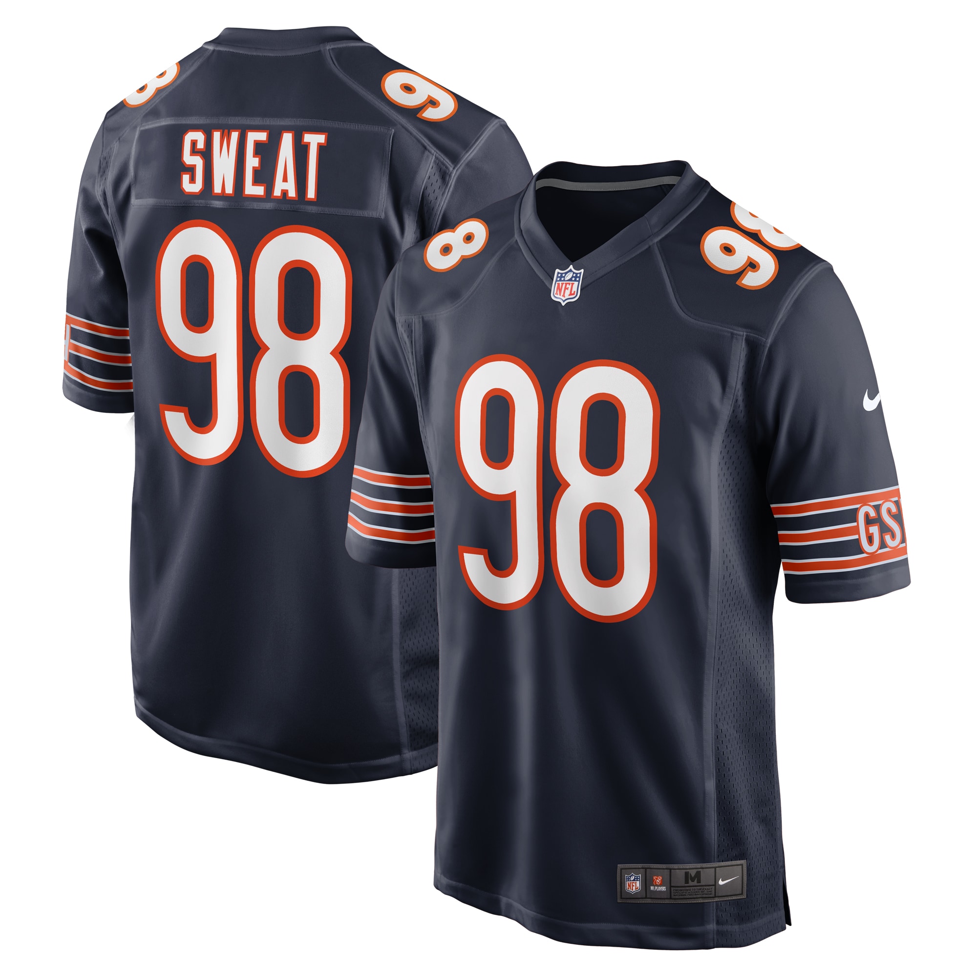 Montez Sweat Chicago Bears Game Jersey - Men's
