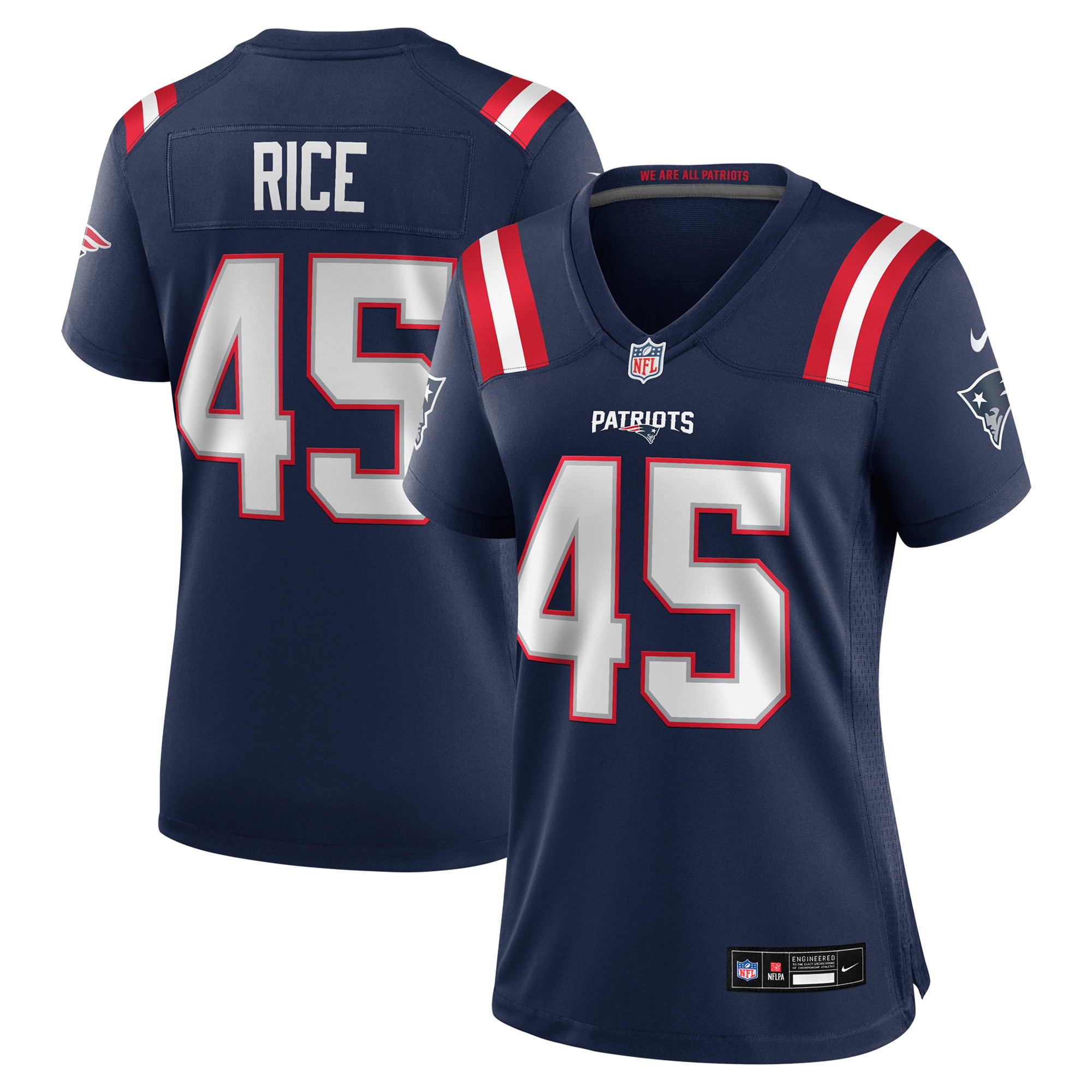 Monty Rice New England Patriots Game Jersey - Women's